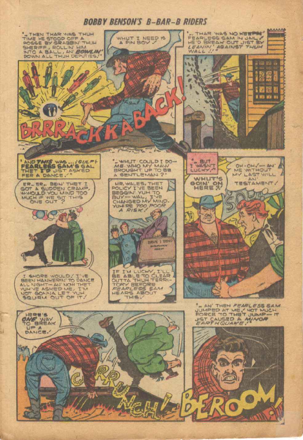 Read online Bobby Benson's B-Bar-B Riders comic -  Issue #20 - 21