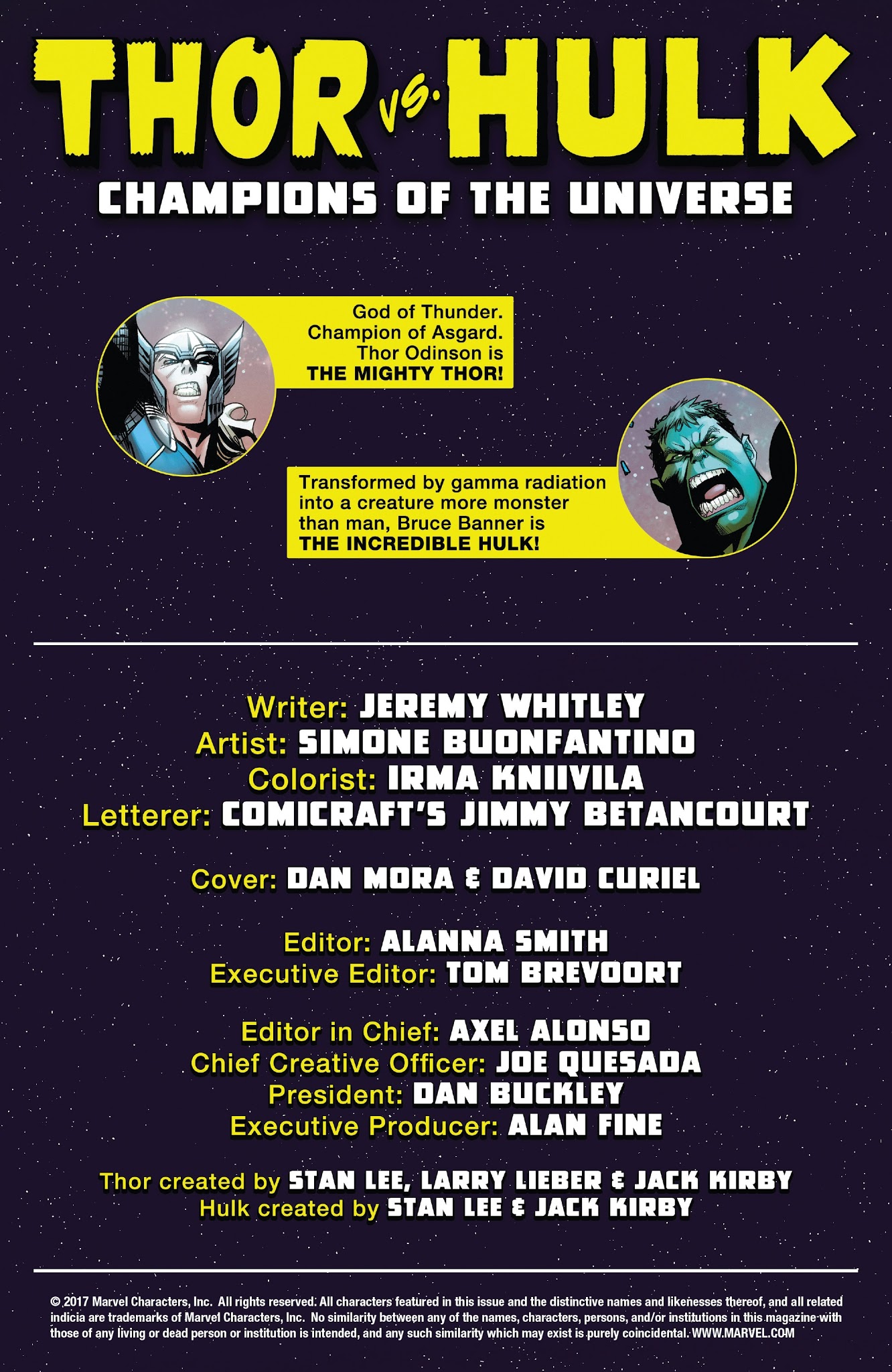 Read online Thor vs. Hulk: Champions of the Universe comic -  Issue #5 - 2