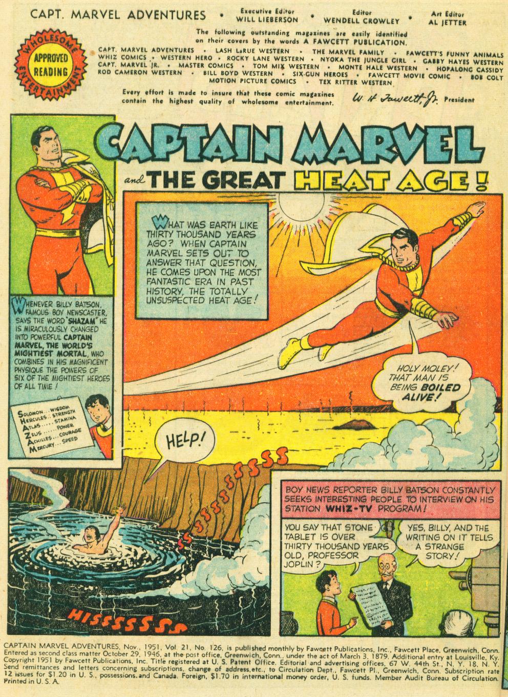 Read online Captain Marvel Adventures comic -  Issue #126 - 4