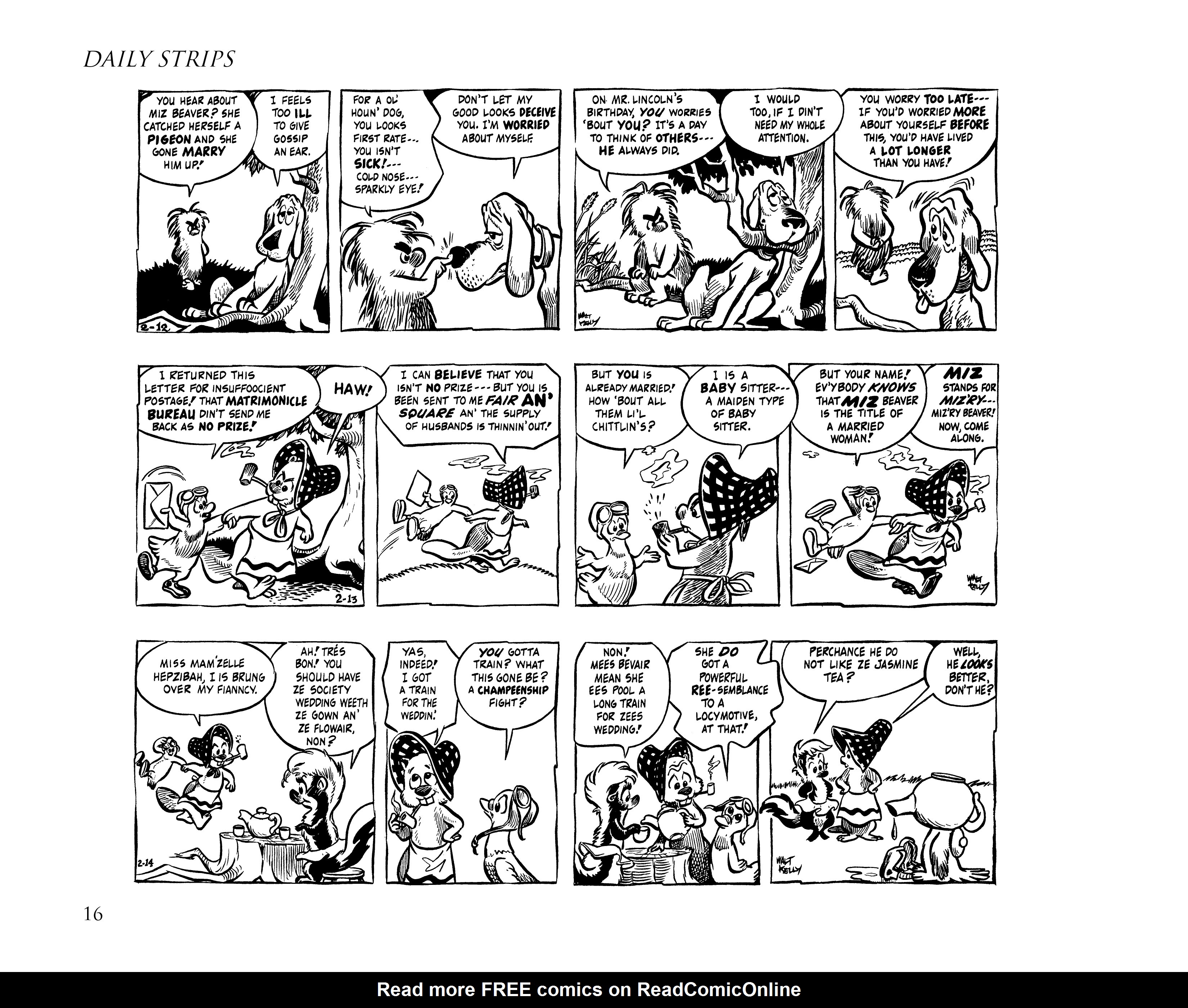 Read online Pogo by Walt Kelly: The Complete Syndicated Comic Strips comic -  Issue # TPB 2 (Part 1) - 34