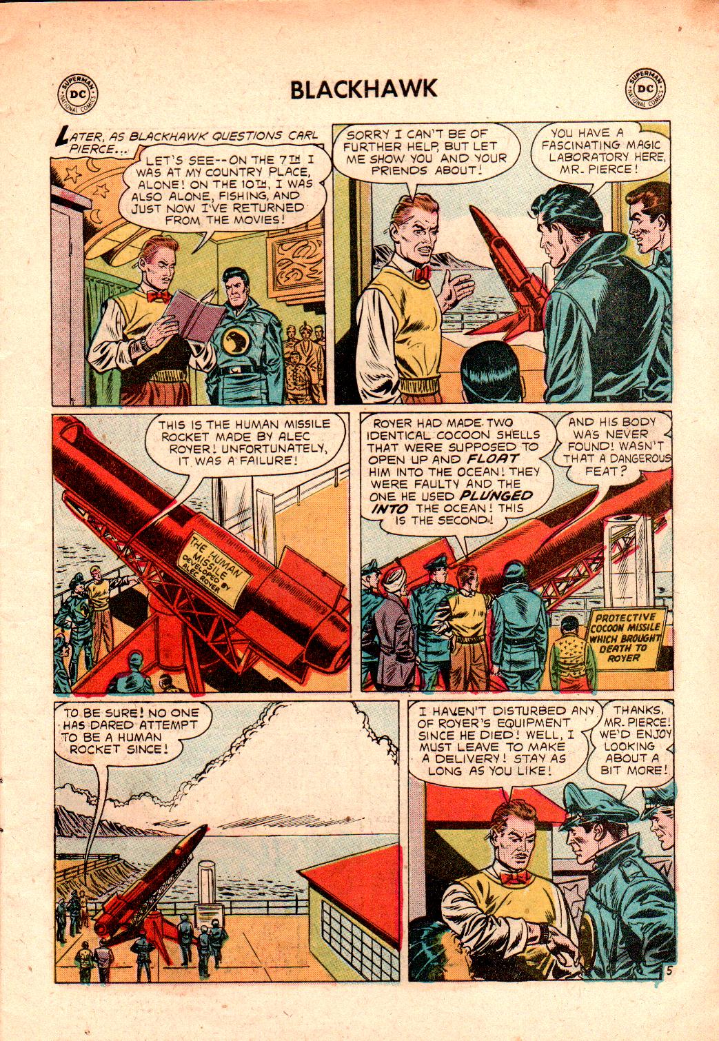 Read online Blackhawk (1957) comic -  Issue #120 - 7