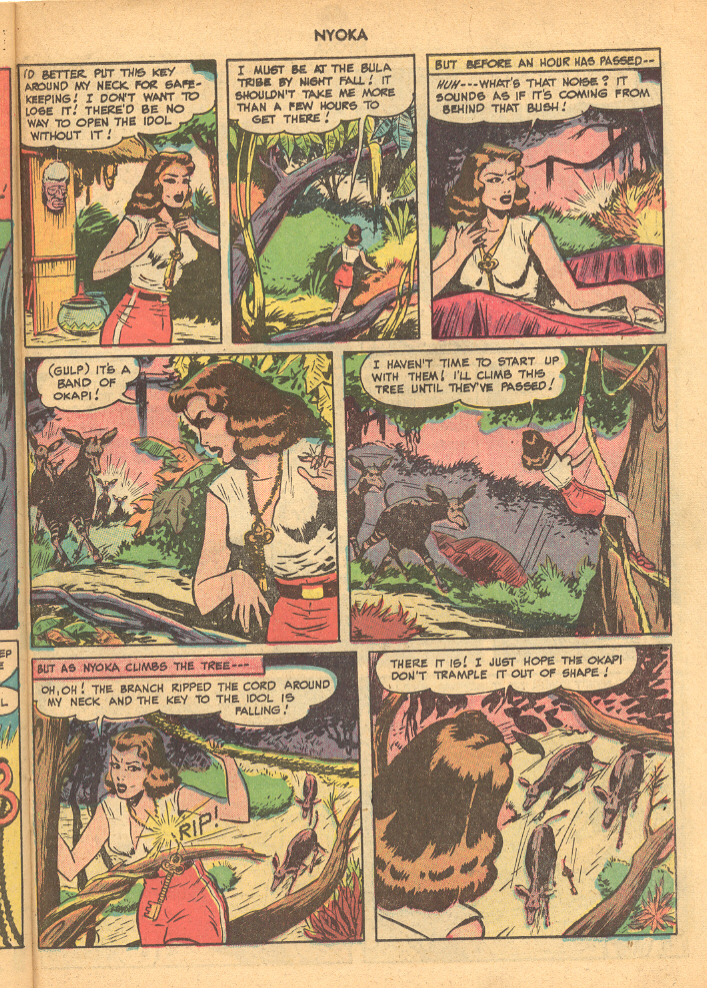 Read online Nyoka the Jungle Girl (1945) comic -  Issue #31 - 35