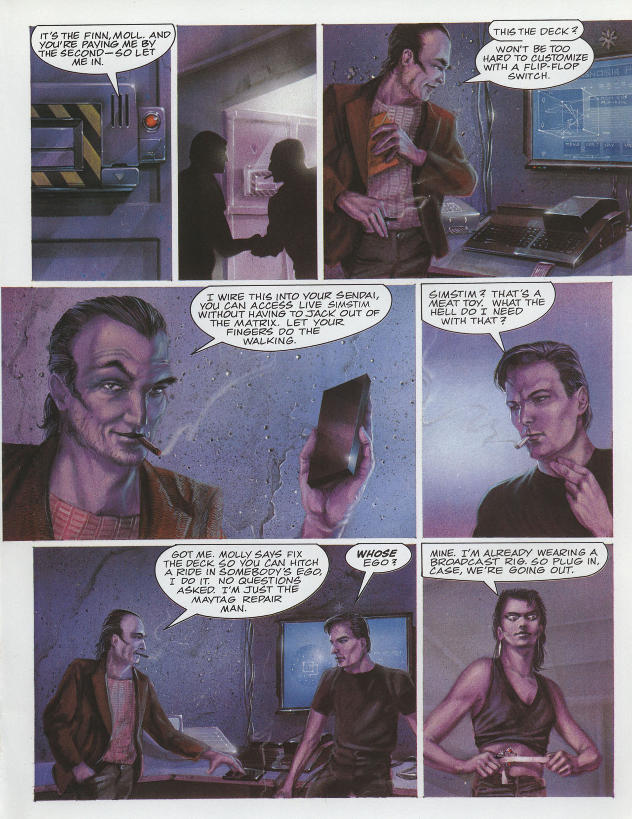 Read online Marvel Graphic Novel comic -  Issue #52 - Neuromancer - 37