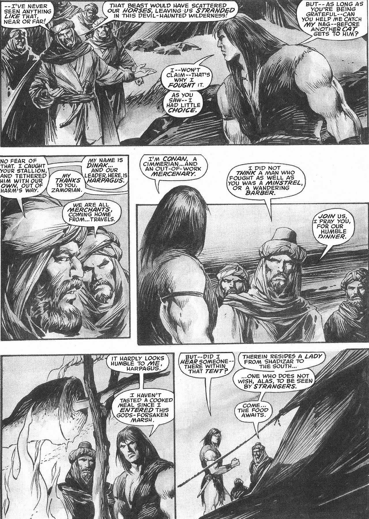 Read online The Savage Sword Of Conan comic -  Issue #207 - 16