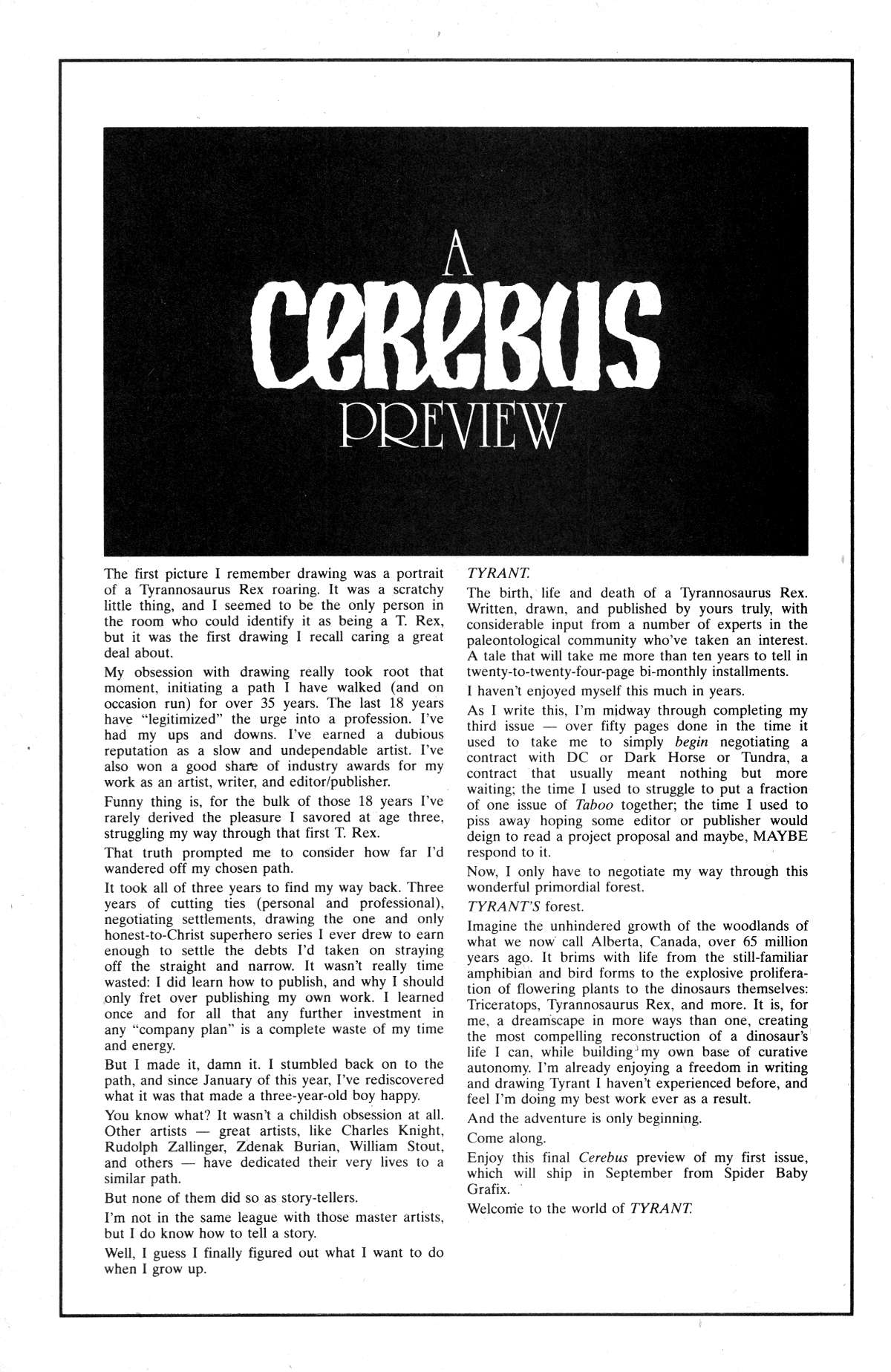 Cerebus Issue #185 #184 - English 30