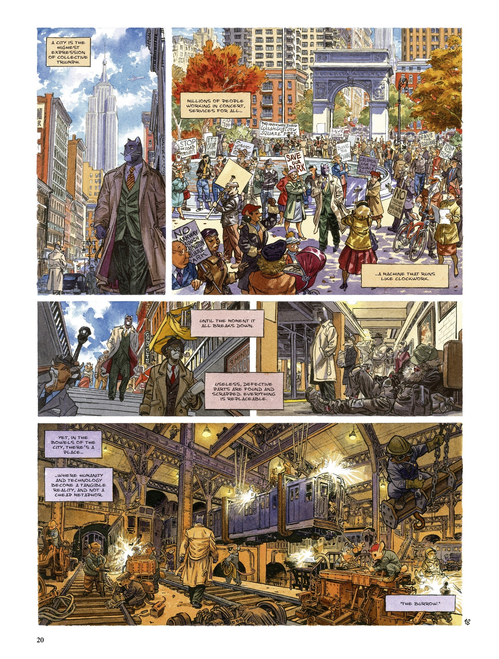 Read online Blacksad: They All Fall Down comic -  Issue #1 - 20