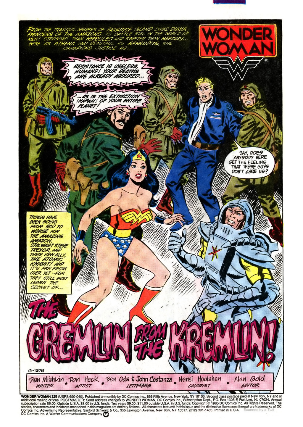Read online Wonder Woman (1942) comic -  Issue #325 - 3