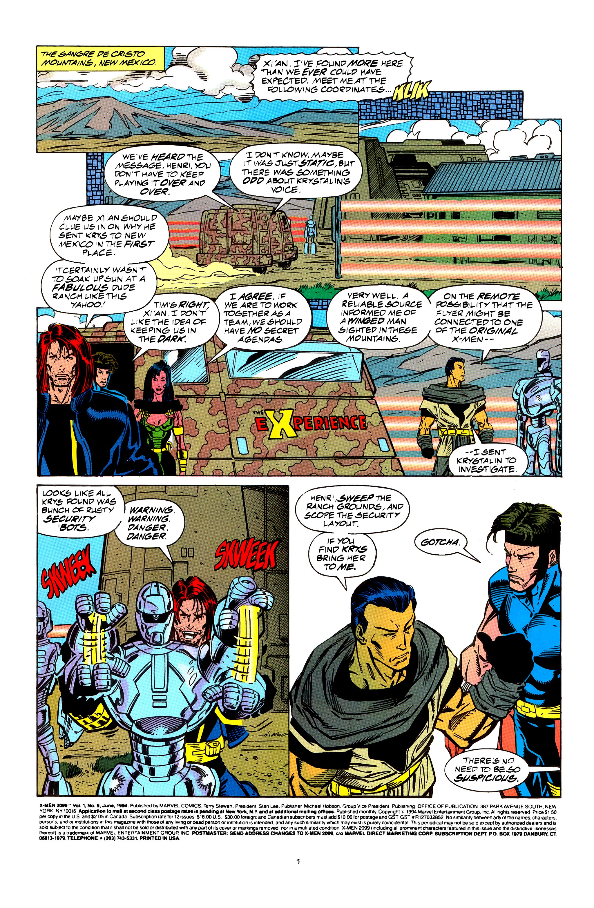 Read online X-Men 2099 comic -  Issue #9 - 2