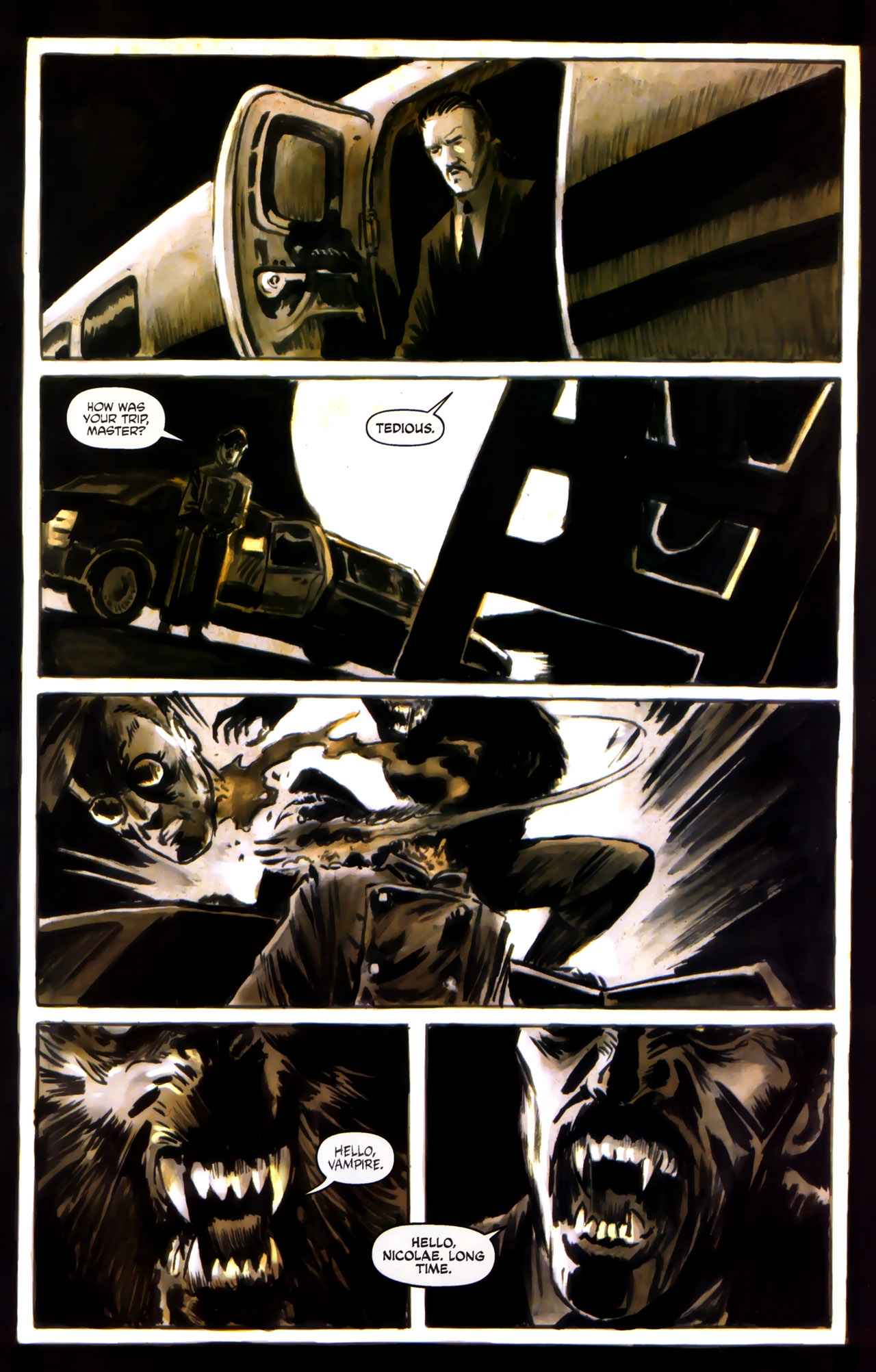 Read online Frank Frazetta's Dracula Meets the Wolfman comic -  Issue # Full - 22