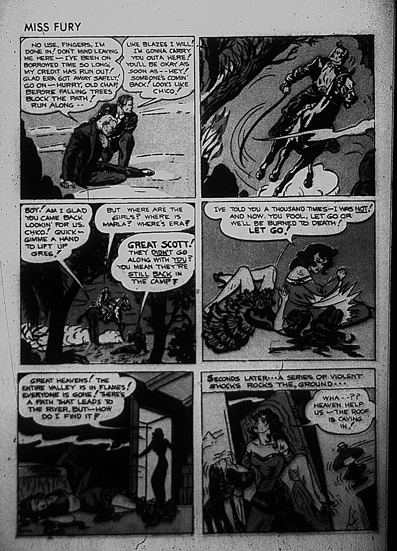 Read online Miss Fury (1942) comic -  Issue #4 - 17