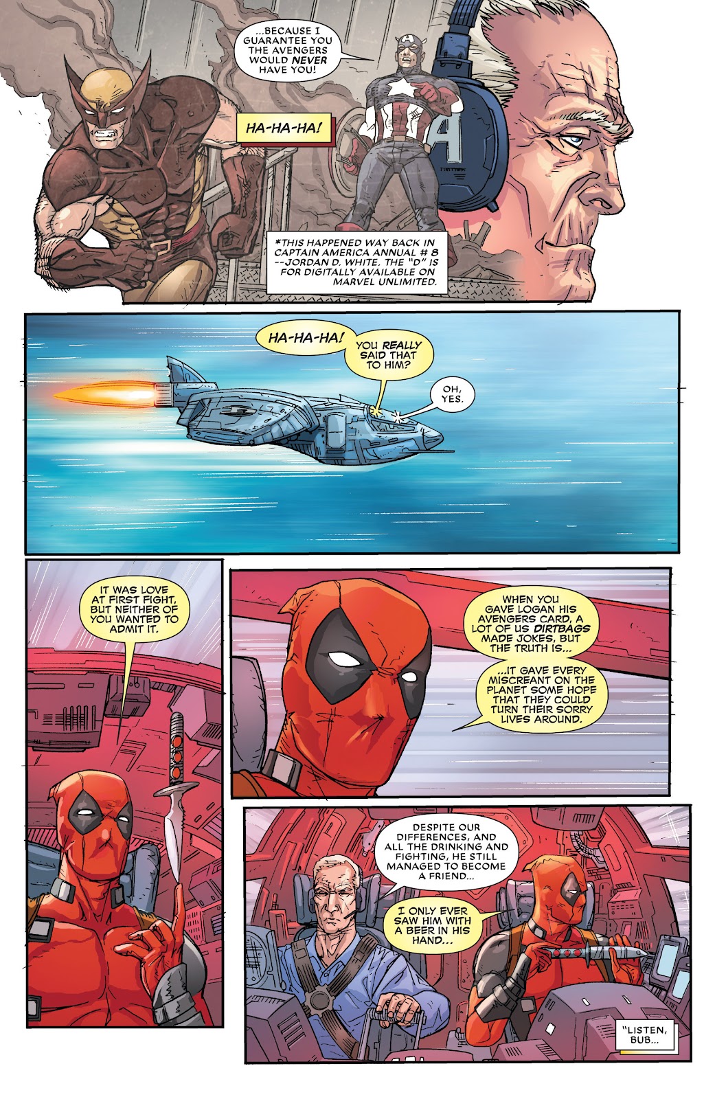 Death of Wolverine: Deadpool & Captain America issue Full - Page 9