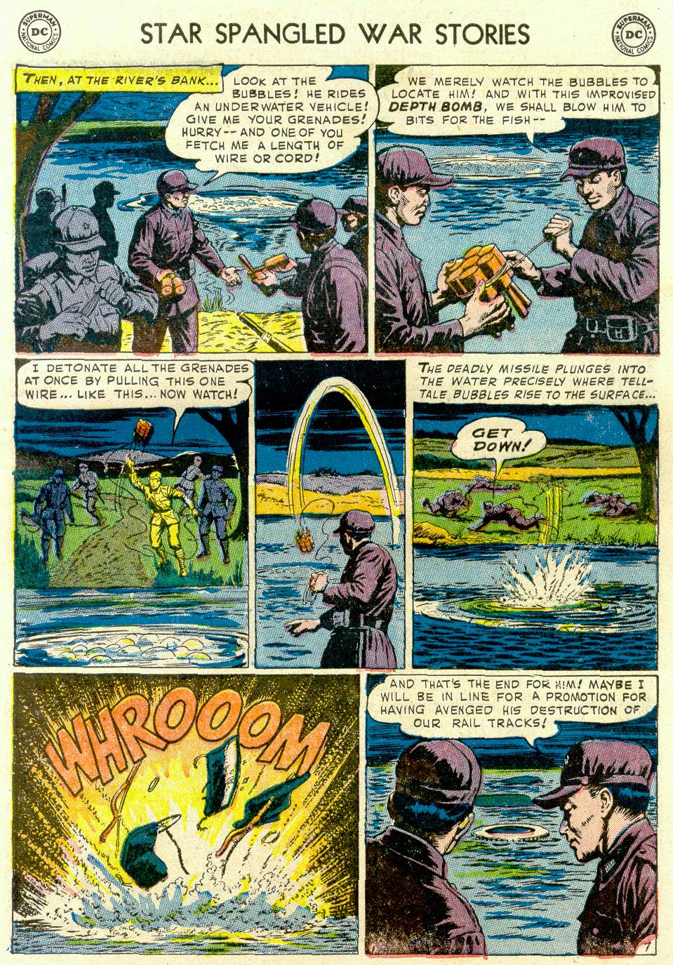 Read online Star Spangled War Stories (1952) comic -  Issue #6 - 9