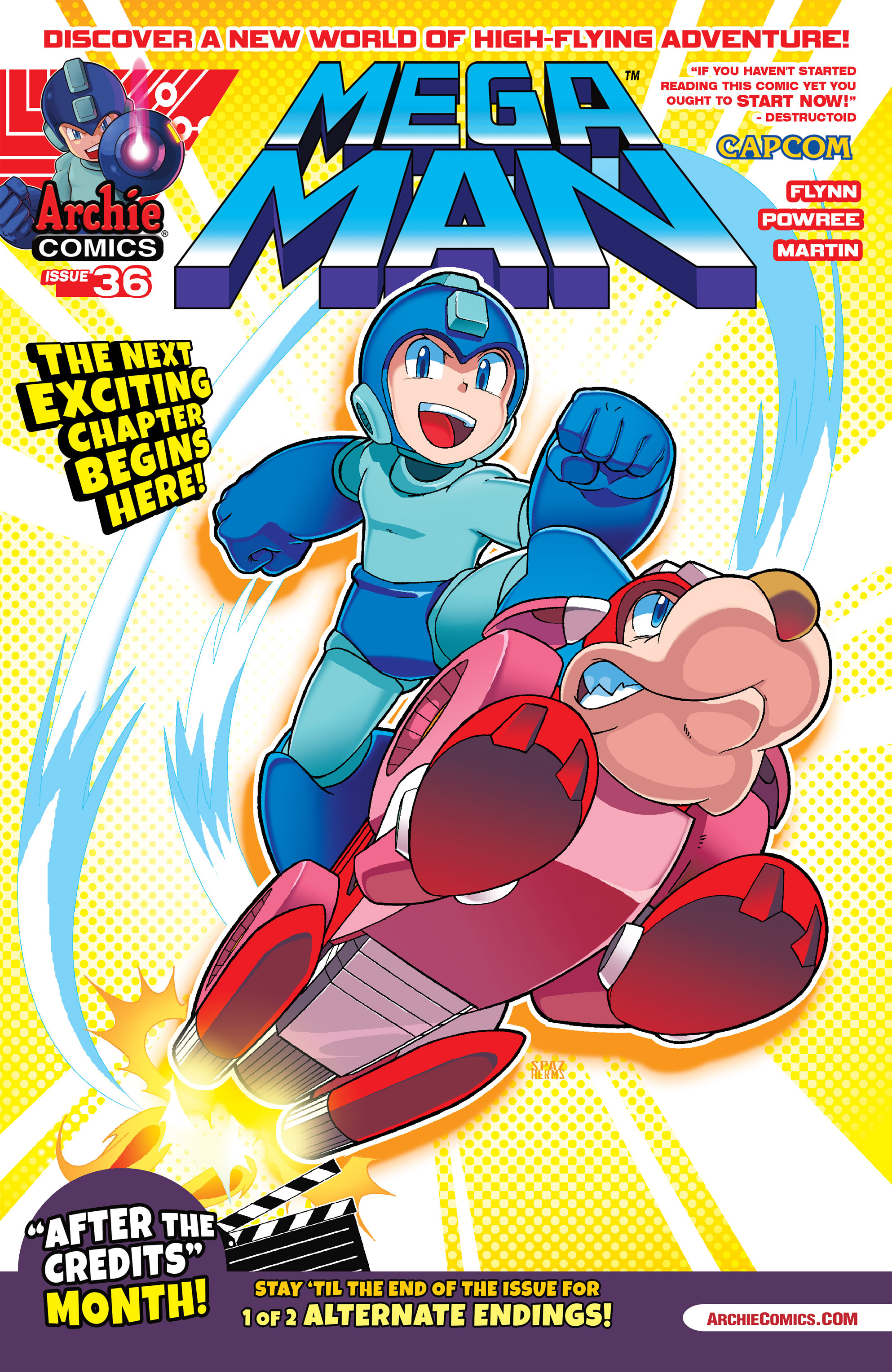 Read online Mega Man comic -  Issue #36 - 1