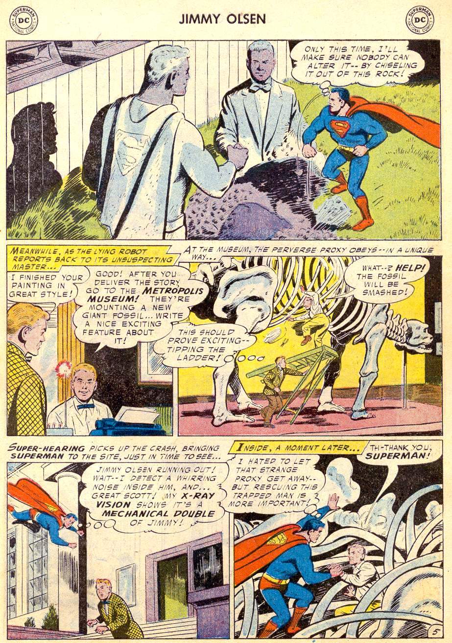 Read online Superman's Pal Jimmy Olsen comic -  Issue #19 - 7