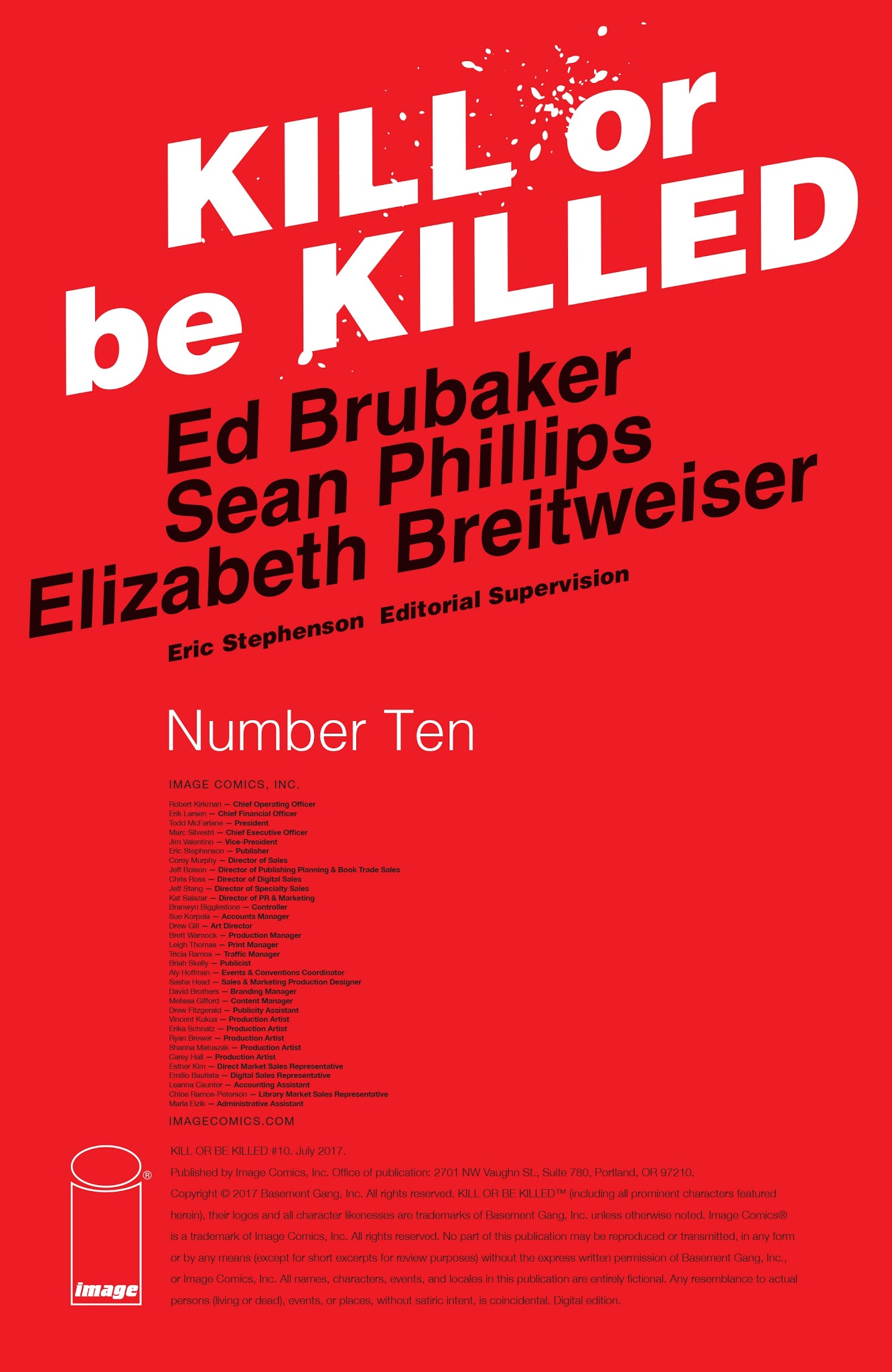 Read online Kill or Be Killed comic -  Issue #10 - 2