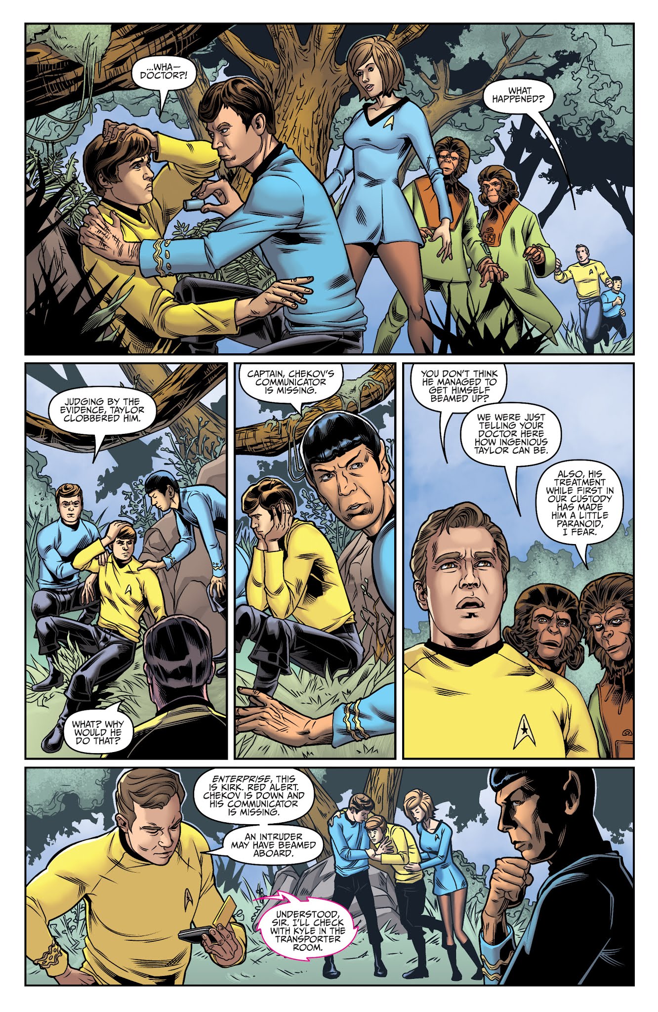 Read online Star Trek/Planet of the Apes: The Primate Directive comic -  Issue #3 - 6