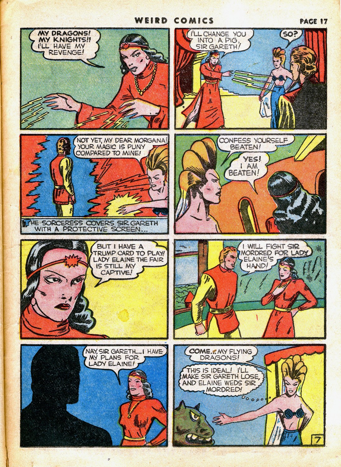 Read online Weird Comics comic -  Issue #7 - 19