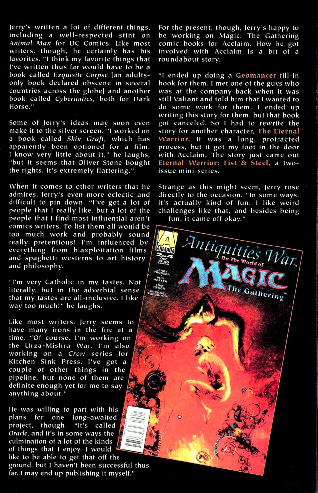 Read online Urza-Mishra War on the World of Magic: The Gathering comic -  Issue #2 - 57