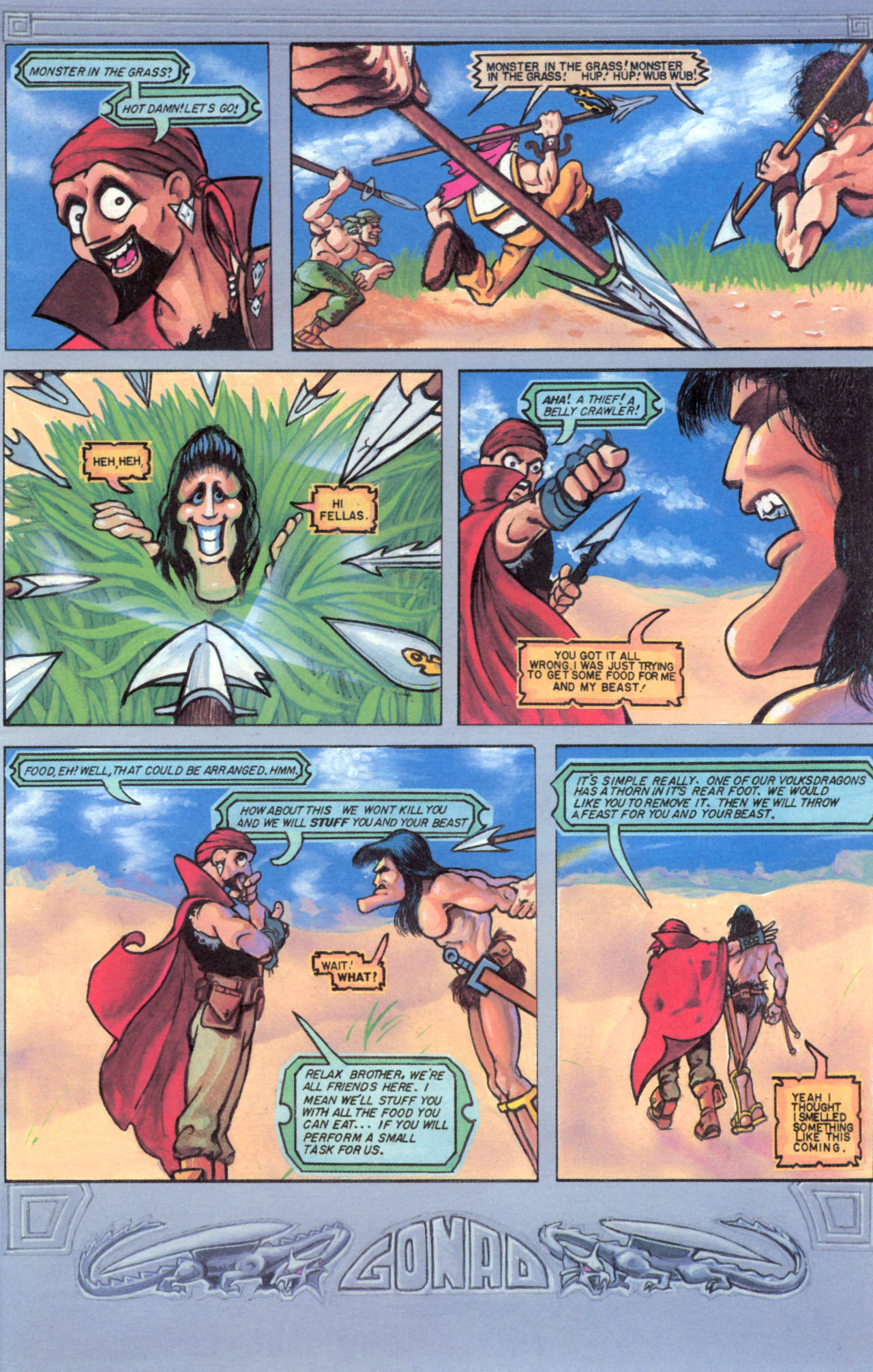 Read online Gonad the Barbarian comic -  Issue # Full - 23