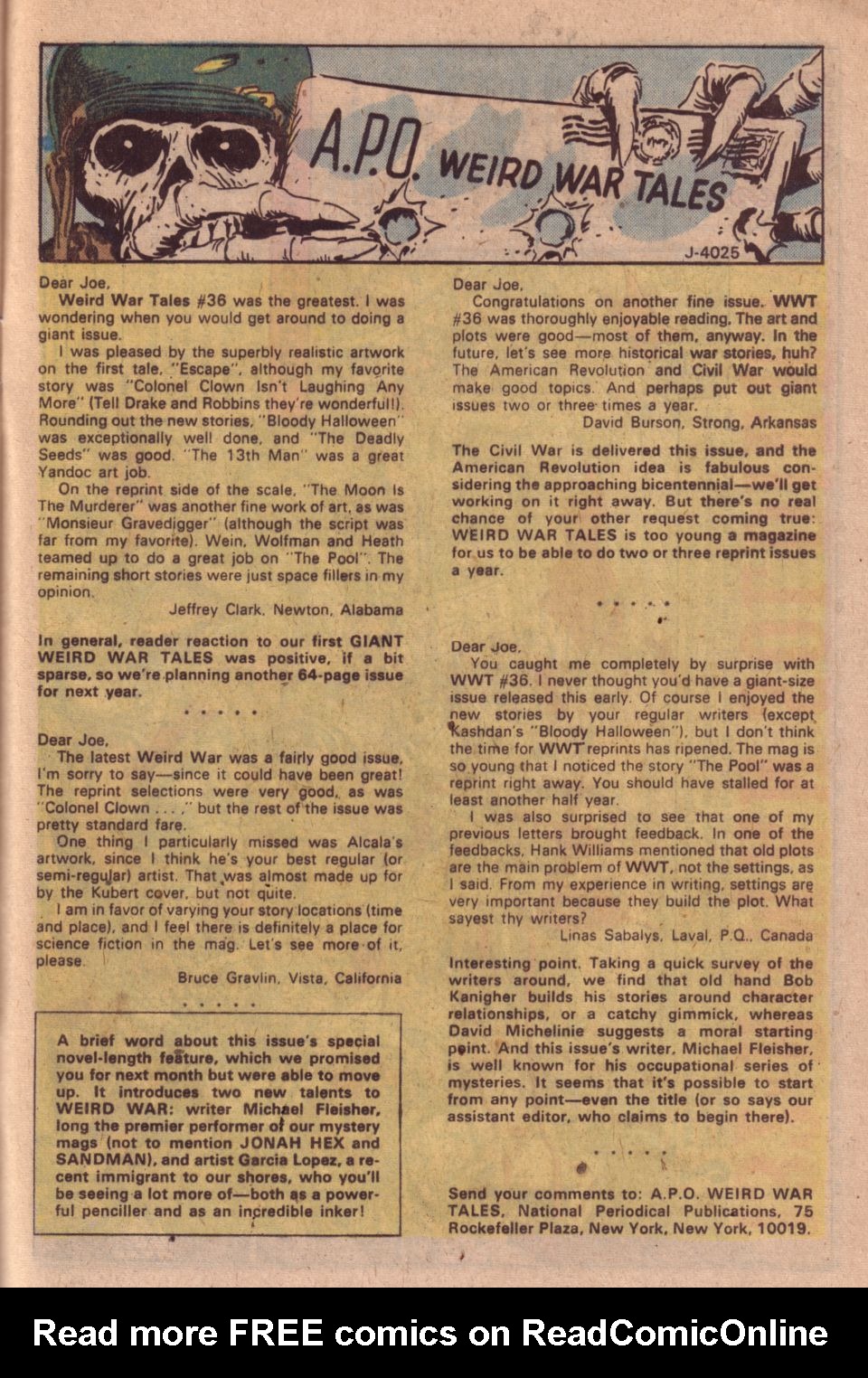 Read online Weird War Tales (1971) comic -  Issue #41 - 33