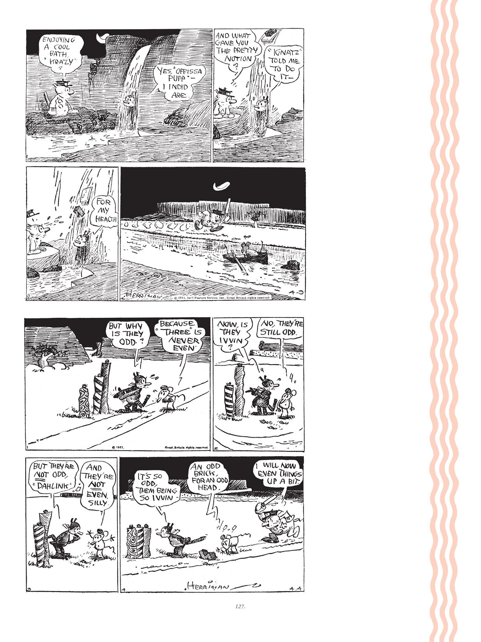 Read online Krazy & Ignatz comic -  Issue # TPB 7 - 124