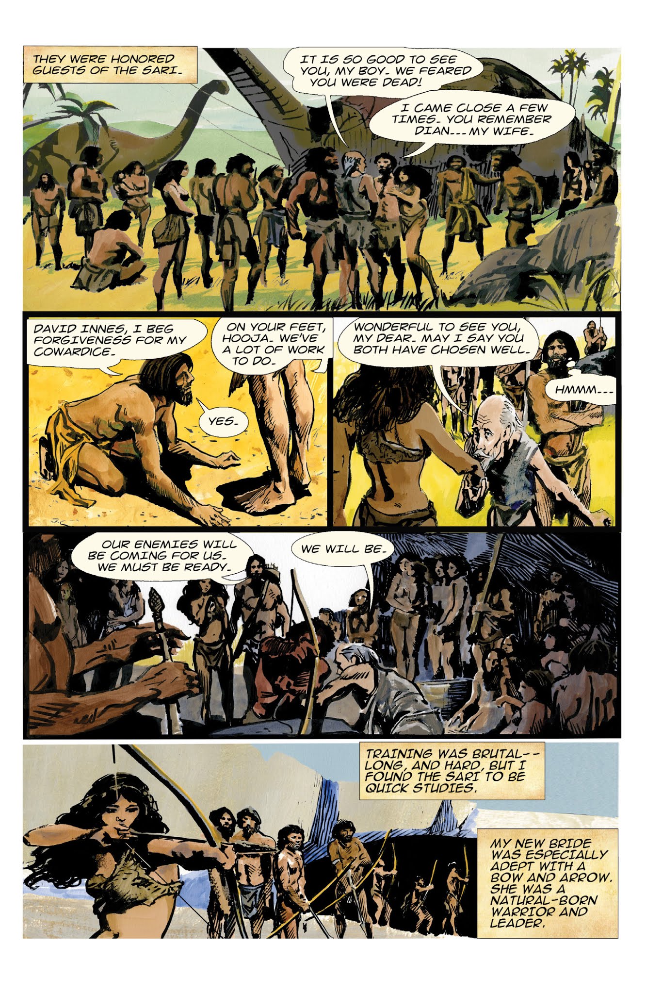 Read online Edgar Rice Burroughs' At the Earth's Core comic -  Issue # TPB - 88