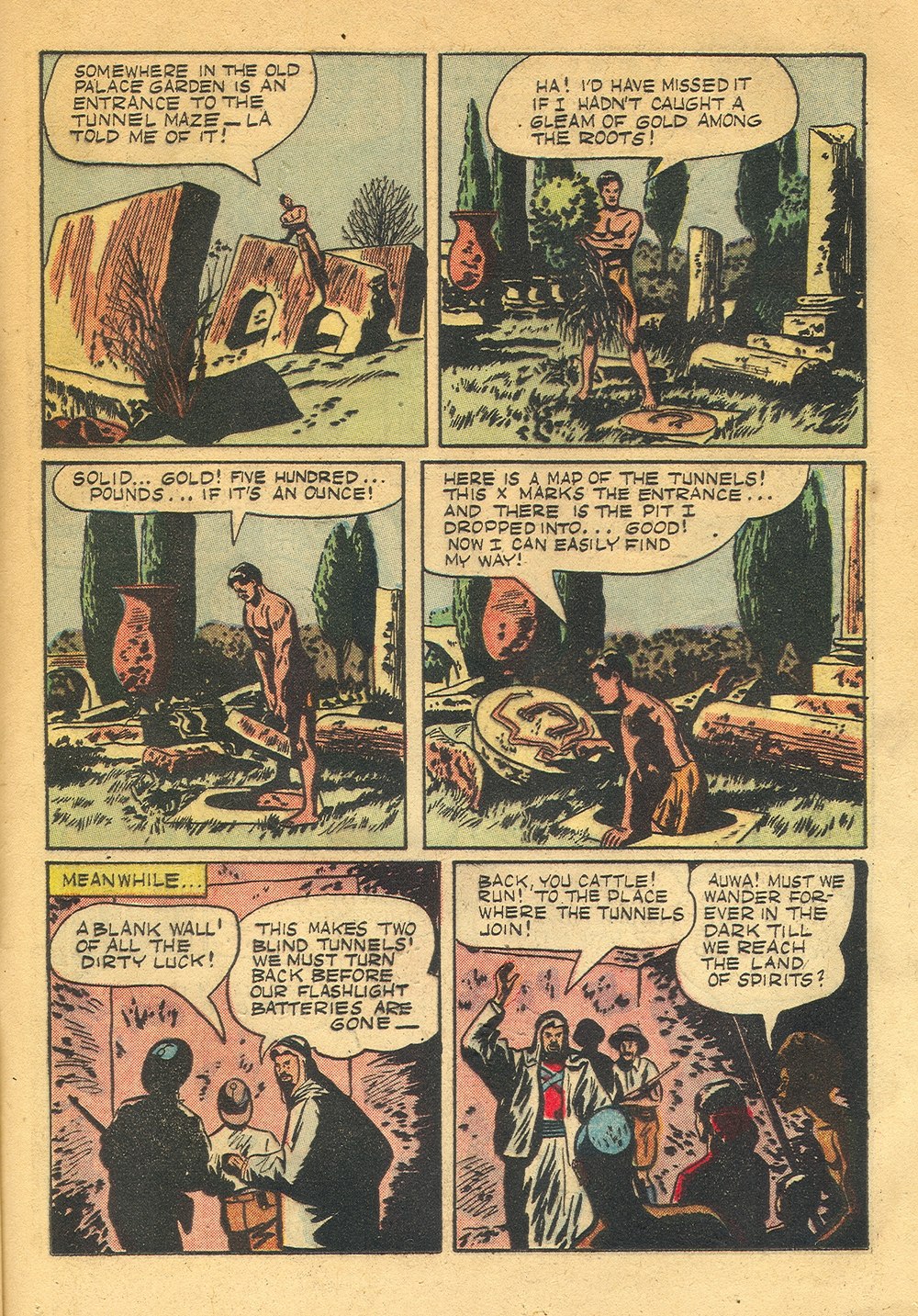 Read online Tarzan (1948) comic -  Issue #5 - 25