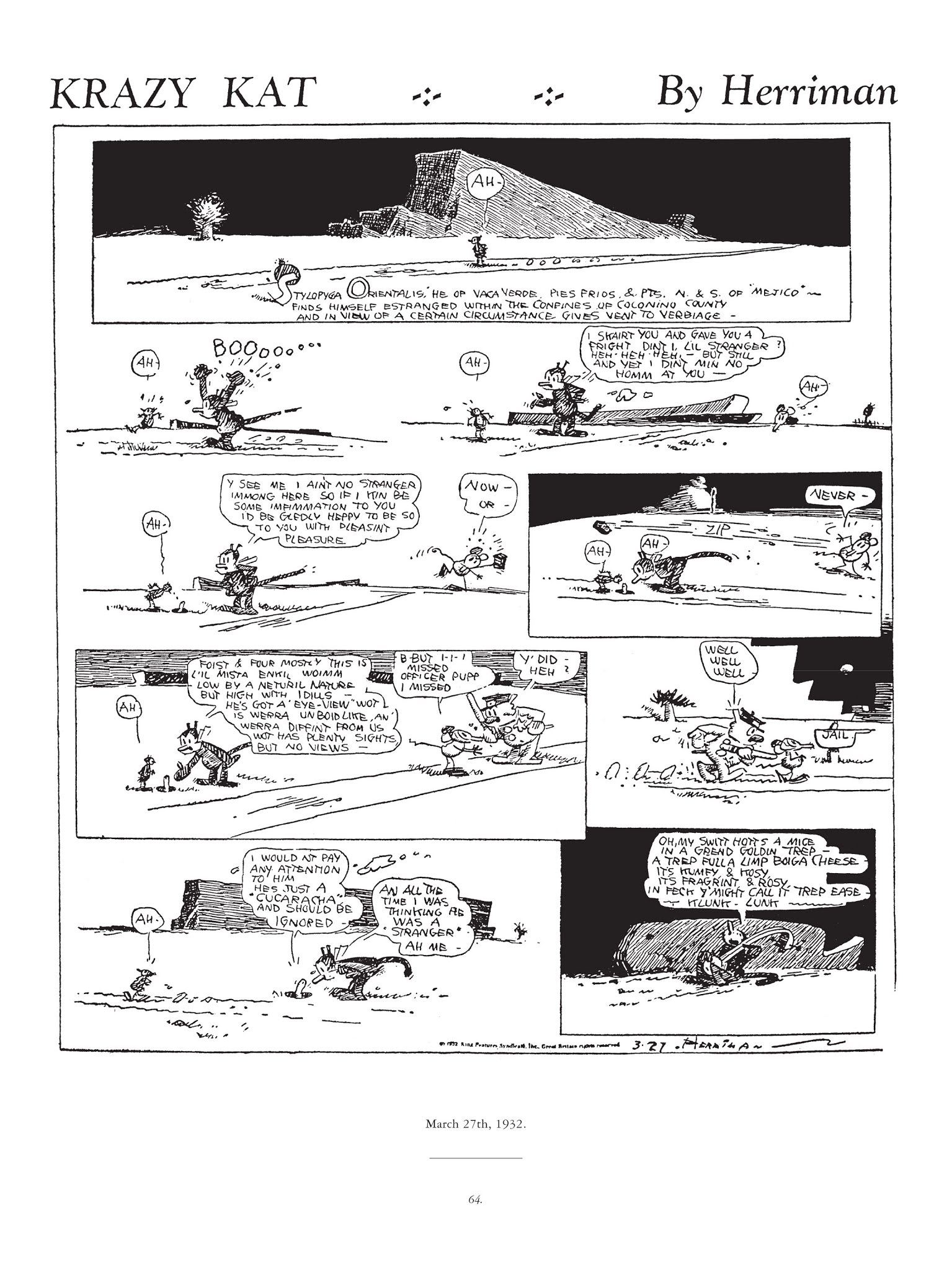 Read online Krazy & Ignatz comic -  Issue # TPB 7 - 61