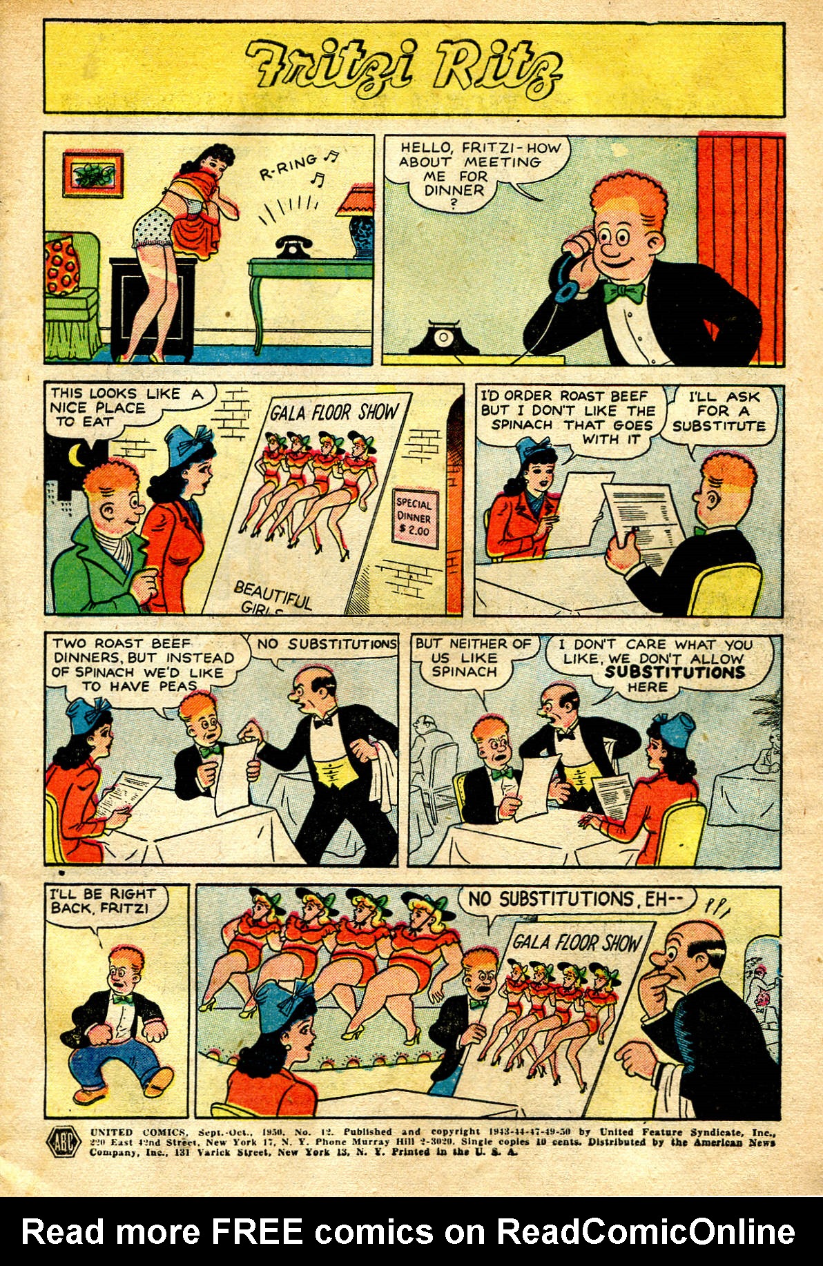 Read online United Comics comic -  Issue #12 - 3