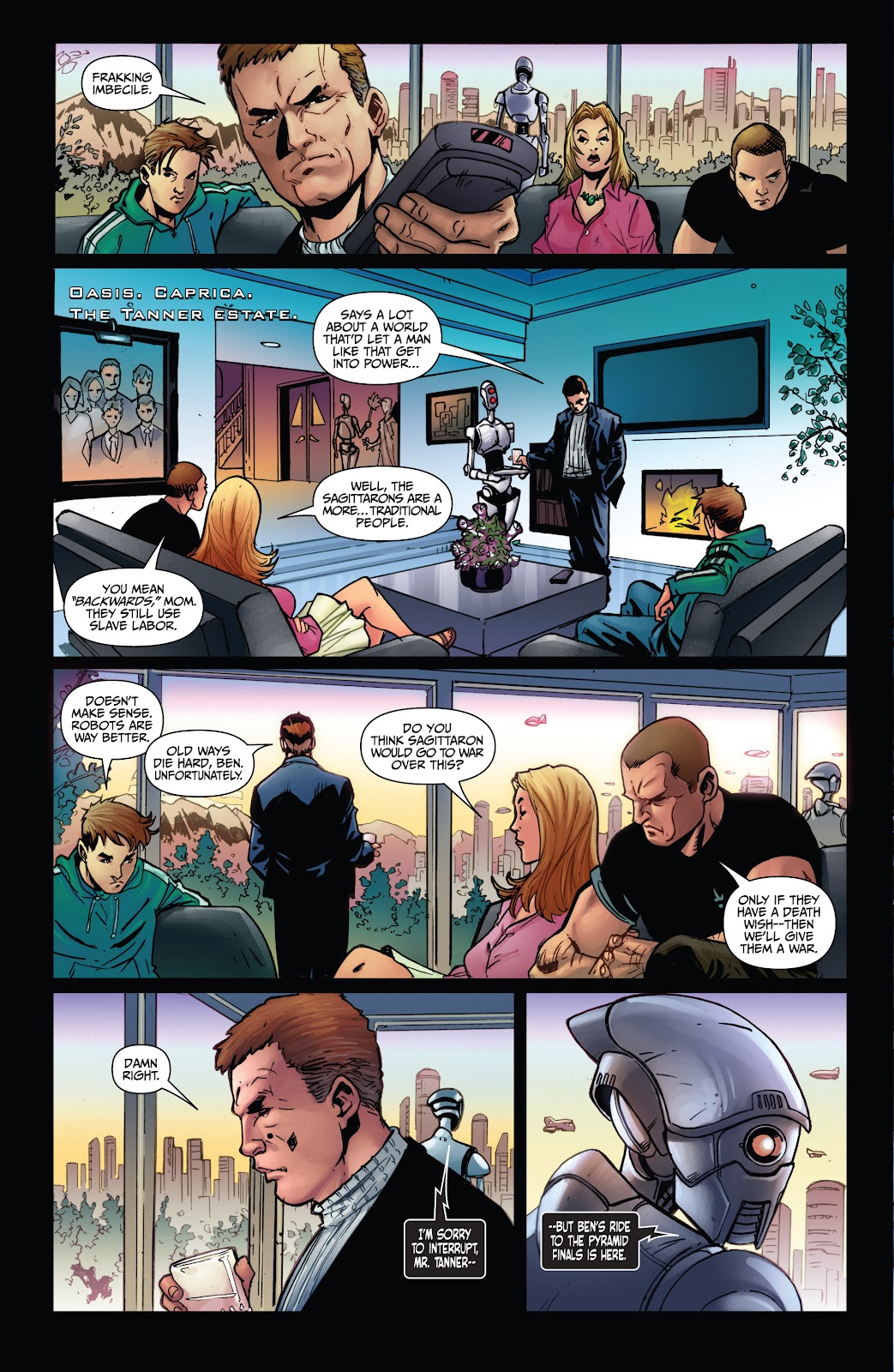 Battlestar Galactica: Cylon War issue 1 - Page 9