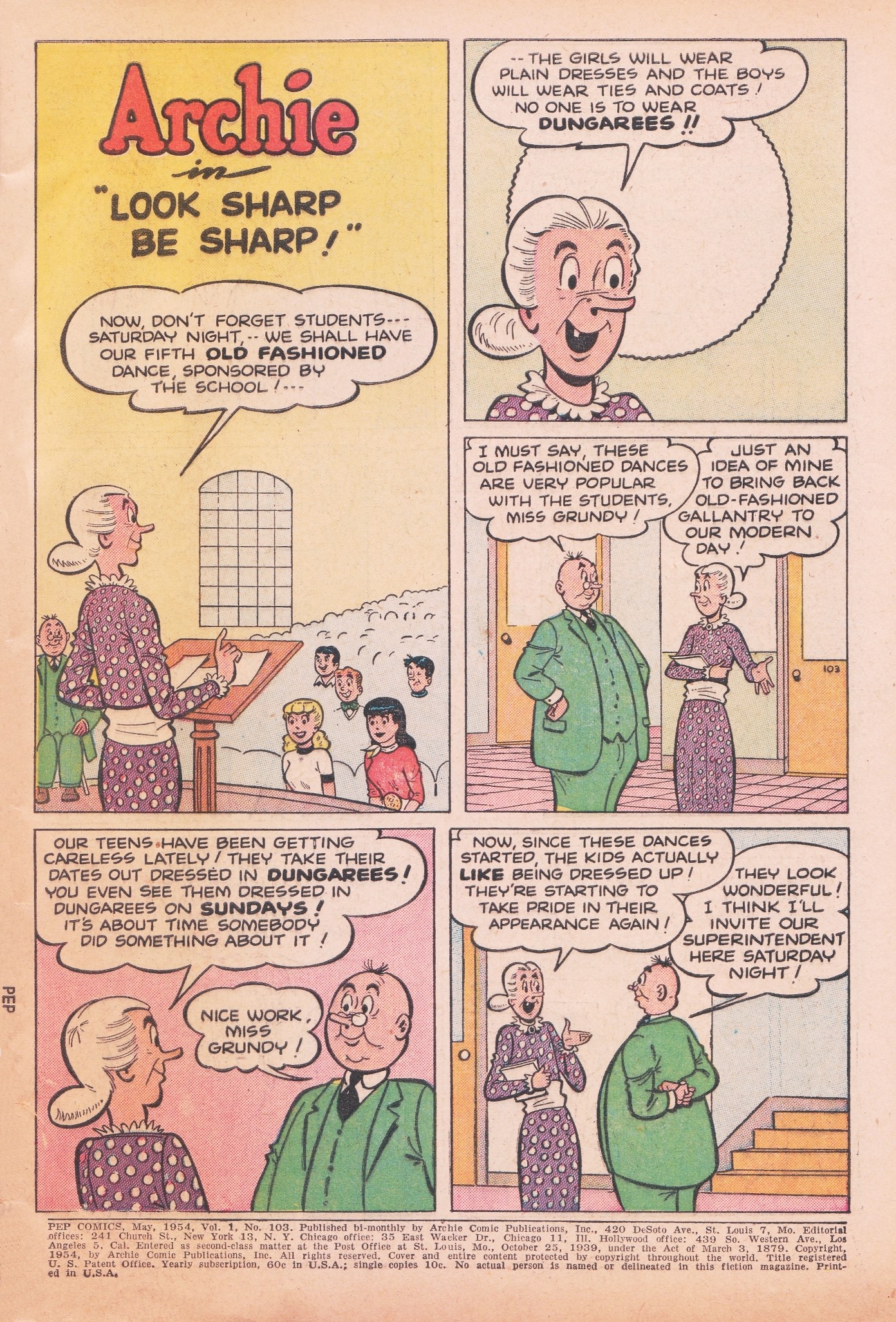 Read online Pep Comics comic -  Issue #103 - 3