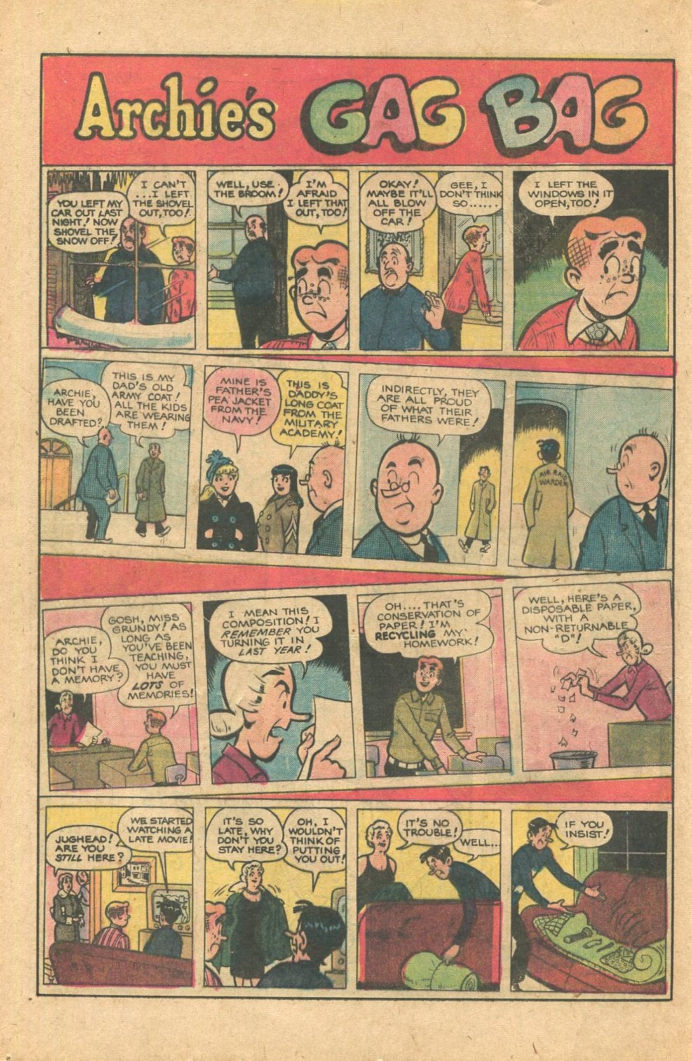 Read online Archie's Joke Book Magazine comic -  Issue #196 - 16