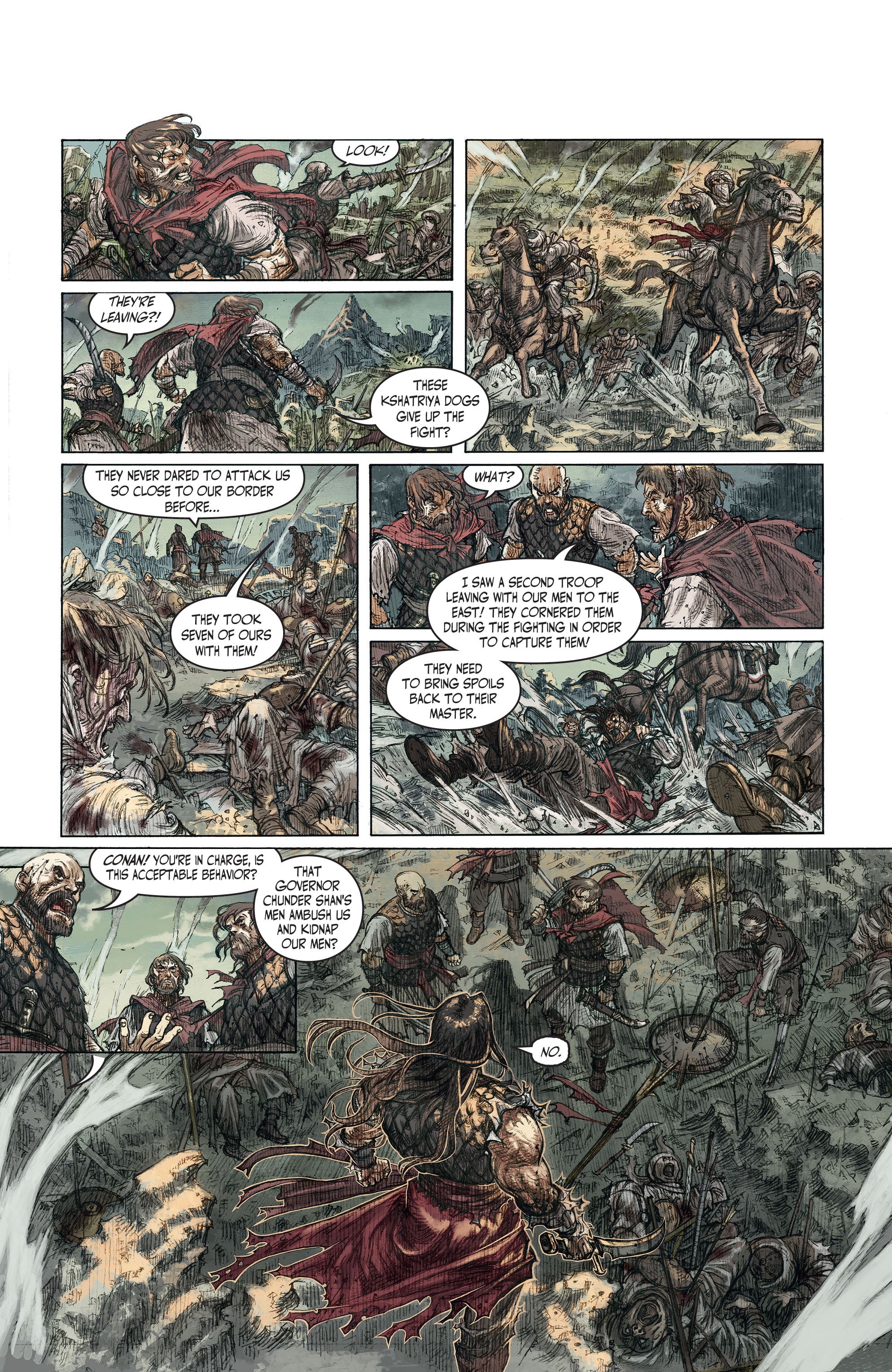 Read online The Cimmerian: People of the Black Circle comic -  Issue #1 - 4