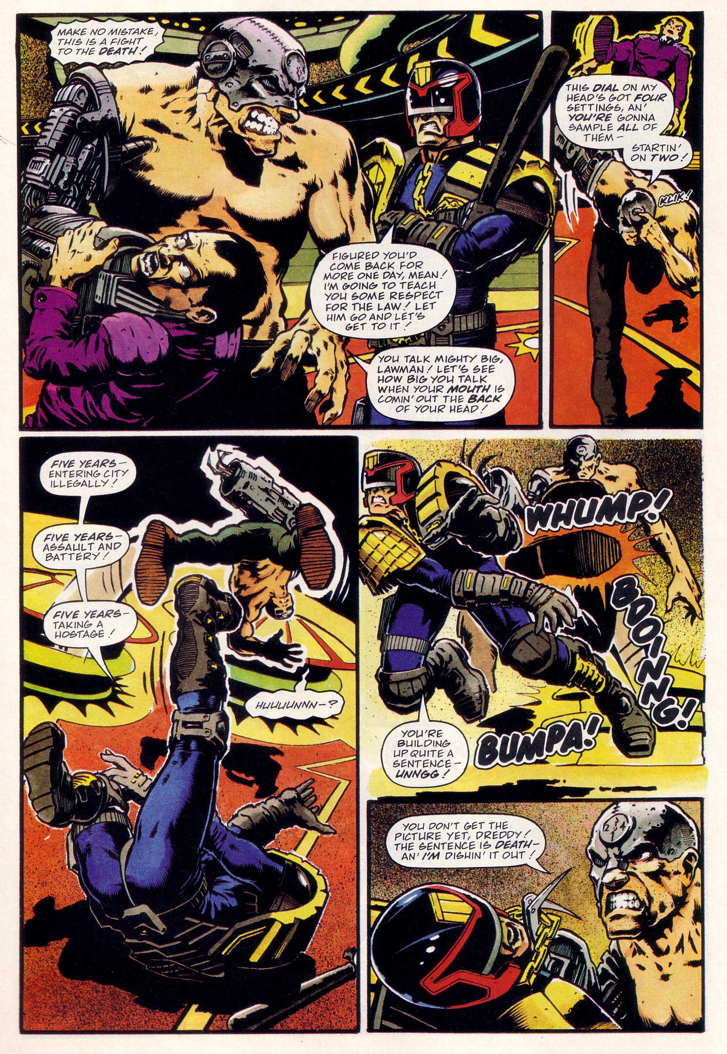 Read online Judge Dredd Lawman of the Future comic -  Issue #3 - 11