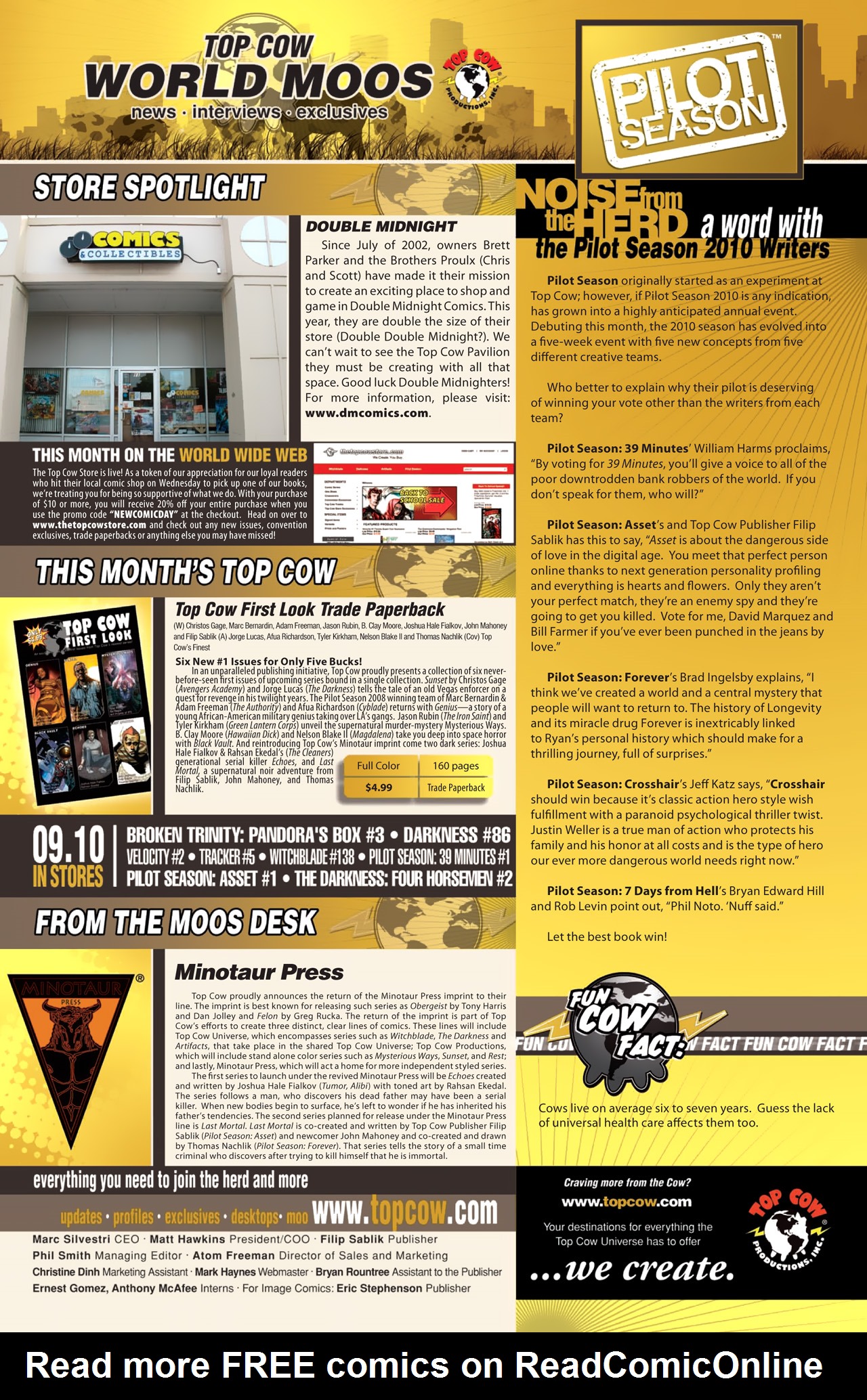 Read online Pilot Season 2010 comic -  Issue # Issue 7 Days from Hell - 33