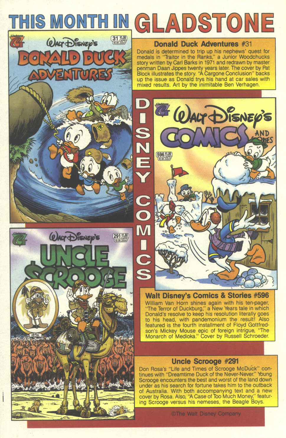 Walt Disney's Donald Duck Adventures (1987) Issue #31 #31 - English 14