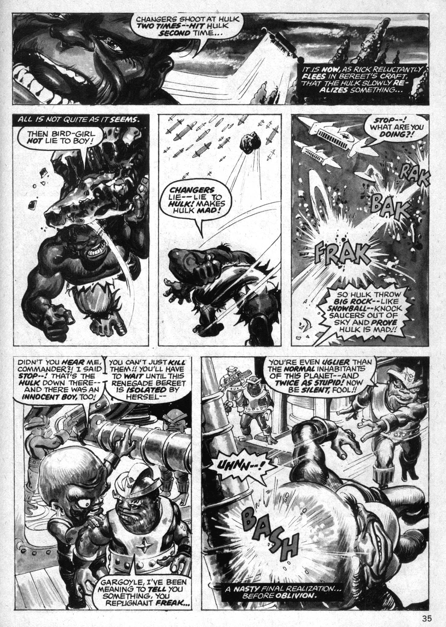 Read online The Rampaging Hulk comic -  Issue #1 - 33
