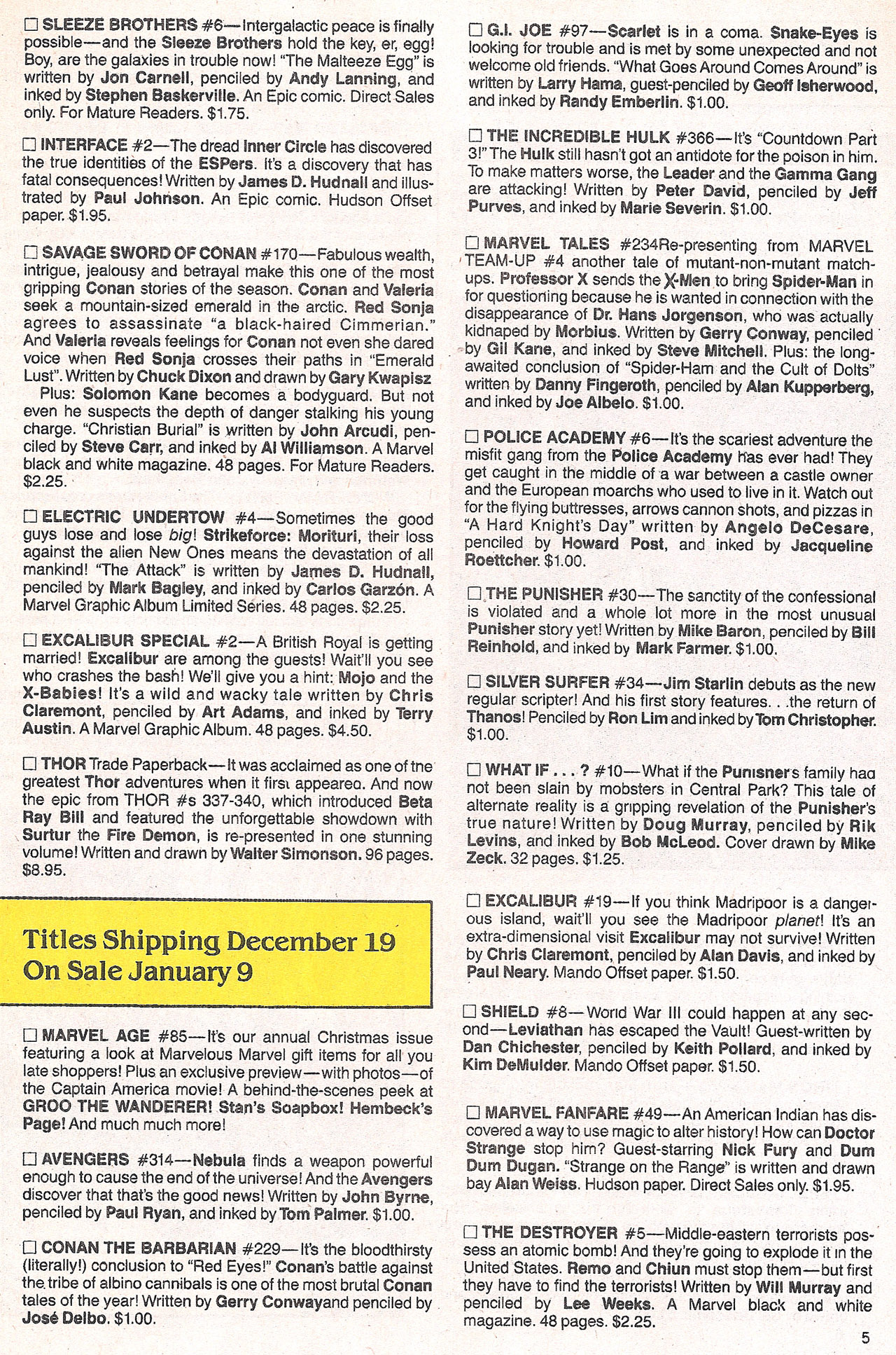 Read online Marvel Age comic -  Issue #84 - 7