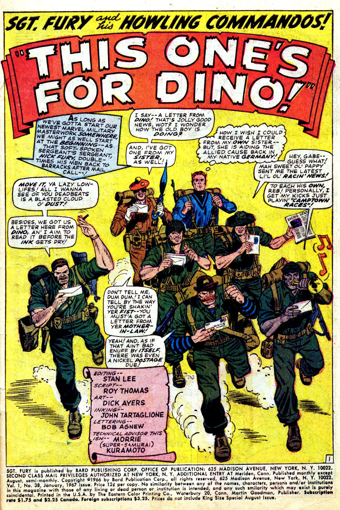 Read online Sgt. Fury comic -  Issue #38 - 3