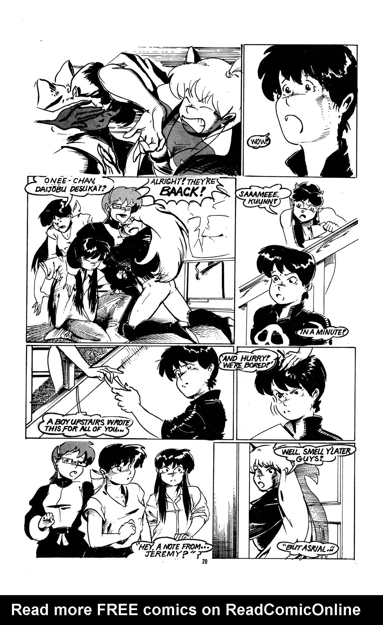 Read online Girls of Ninja High School comic -  Issue #1 - 21