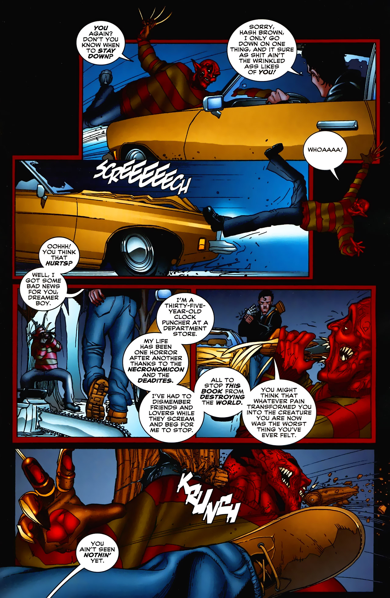 Read online Freddy Vs Jason Vs Ash comic -  Issue #6 - 10