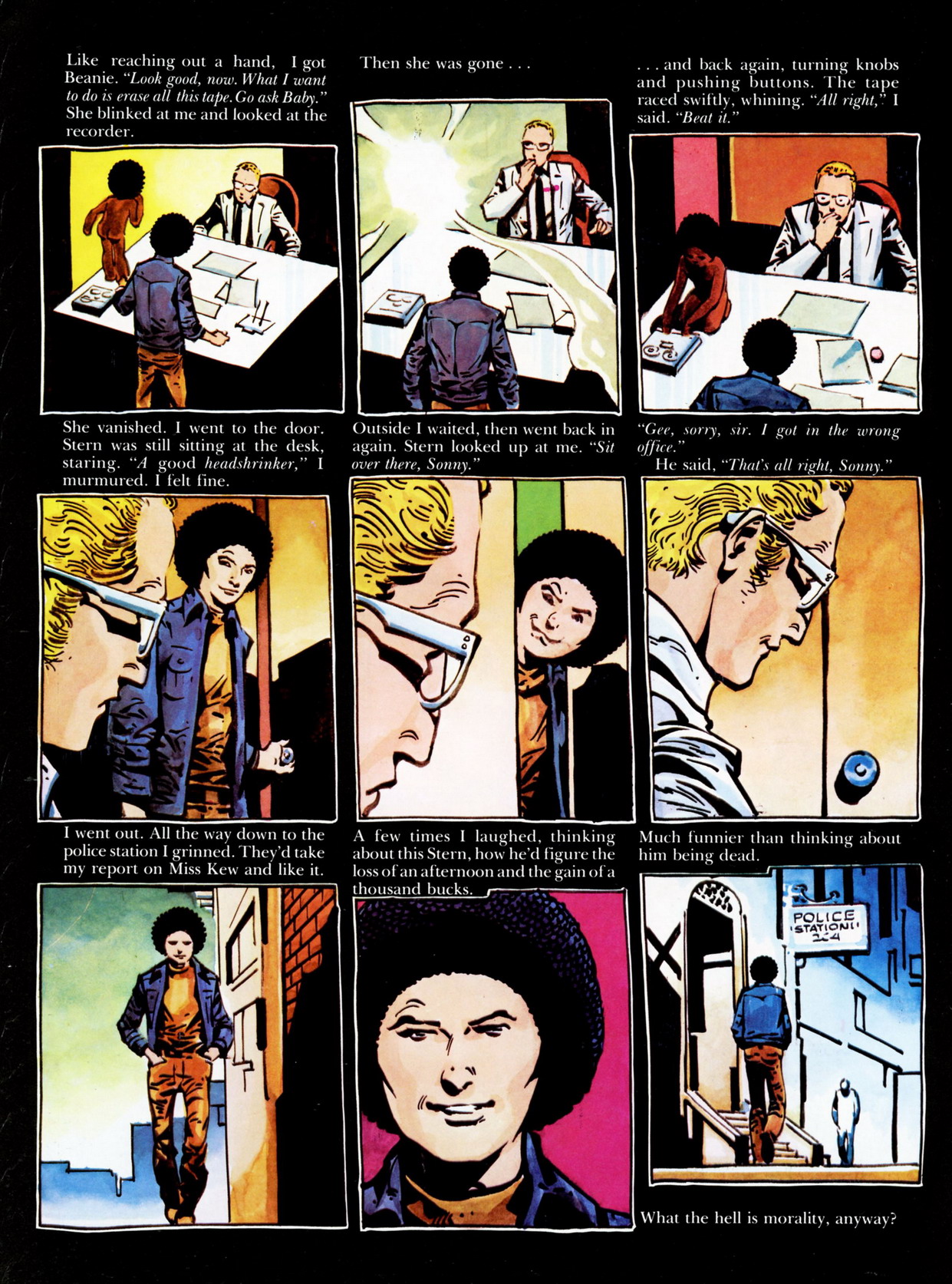 Read online Heavy Metal Presents Theodore Sturgeon's More Than Human comic -  Issue # TPB - 76