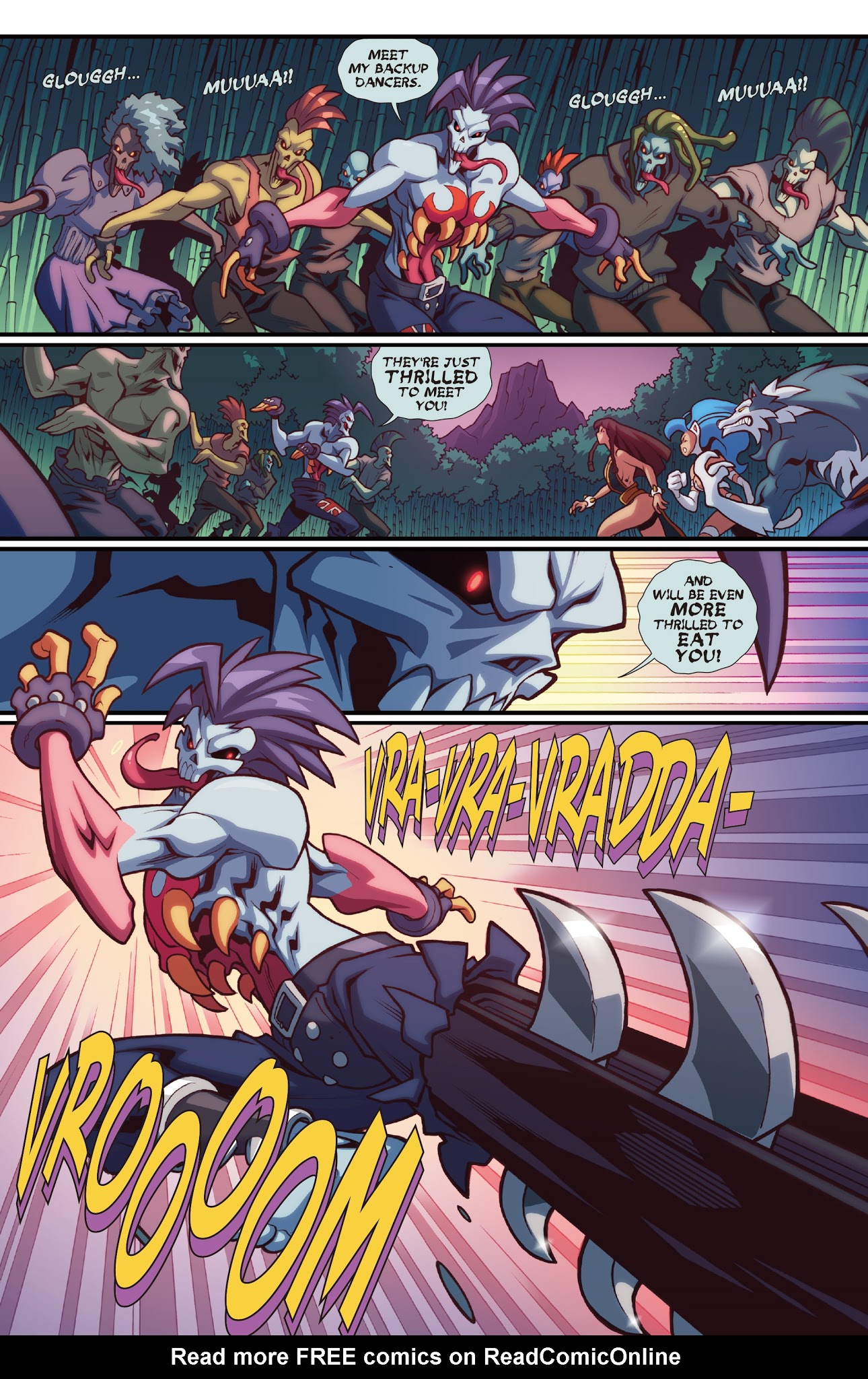 Read online Street Fighter VS Darkstalkers comic -  Issue #3 - 18