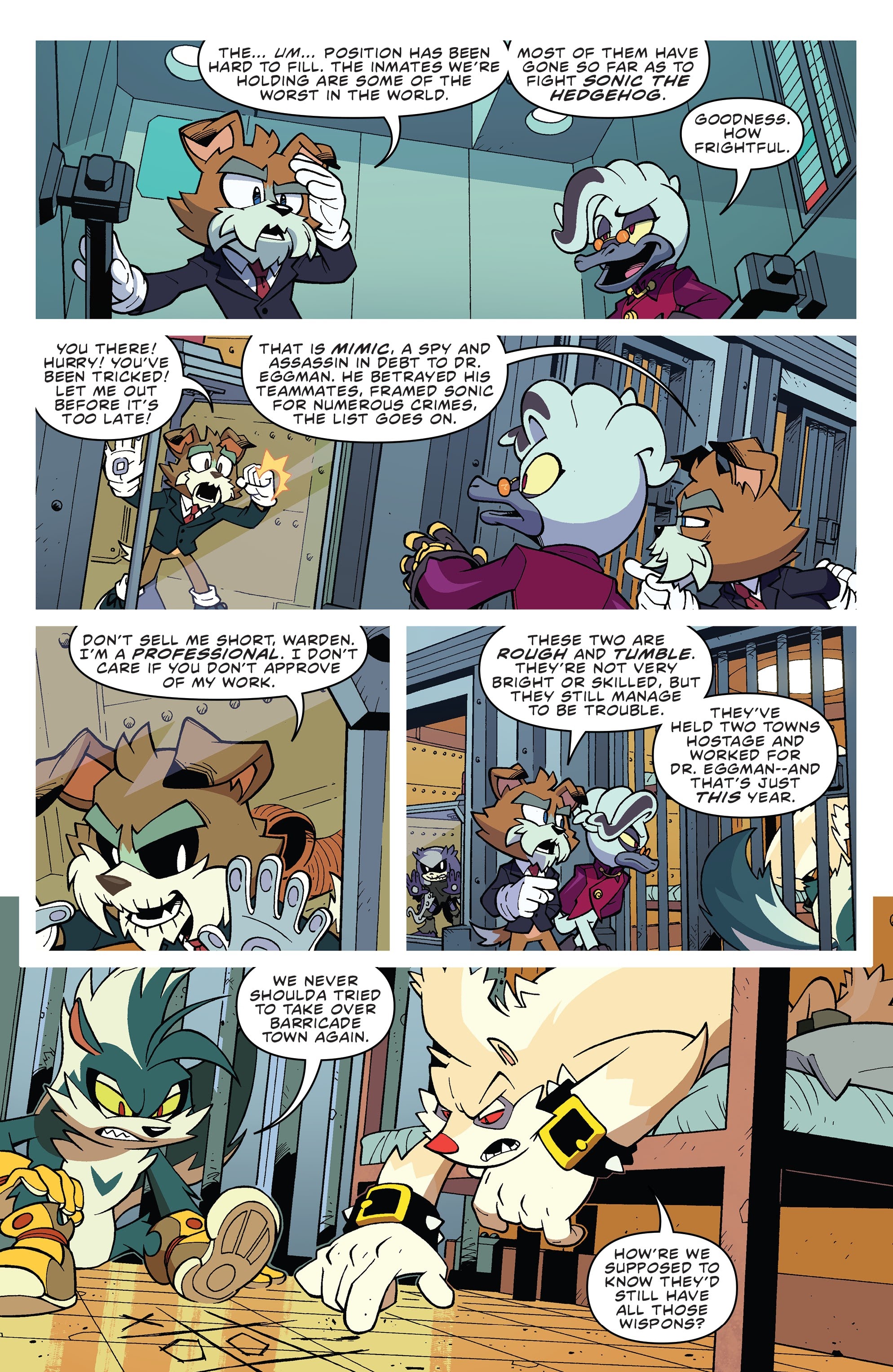 Read online Sonic the Hedgehog: Bad Guys comic -  Issue #1 - 9