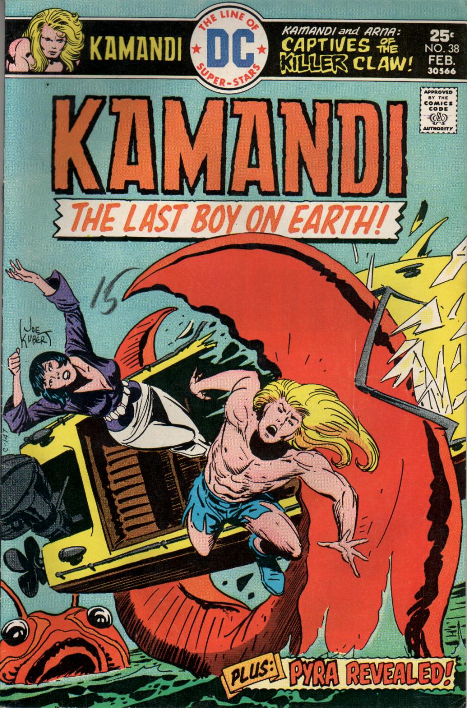 Read online Kamandi, The Last Boy On Earth comic -  Issue #38 - 1