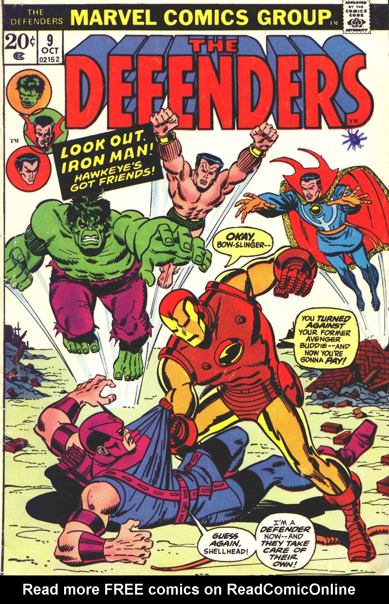 Read online The Defenders (1972) comic -  Issue #9 - 1