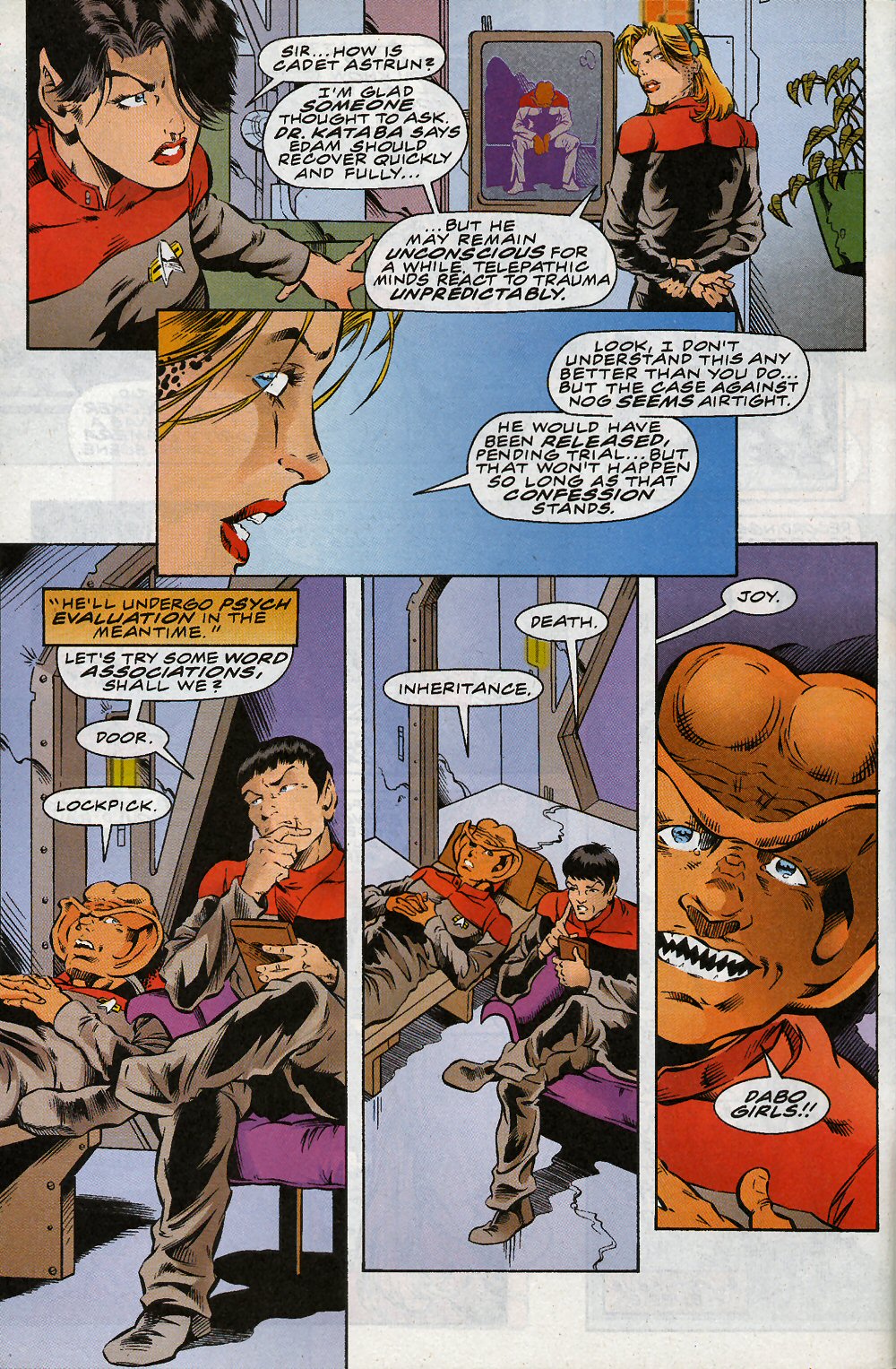 Read online Star Trek: Starfleet Academy (1996) comic -  Issue #7 - 6