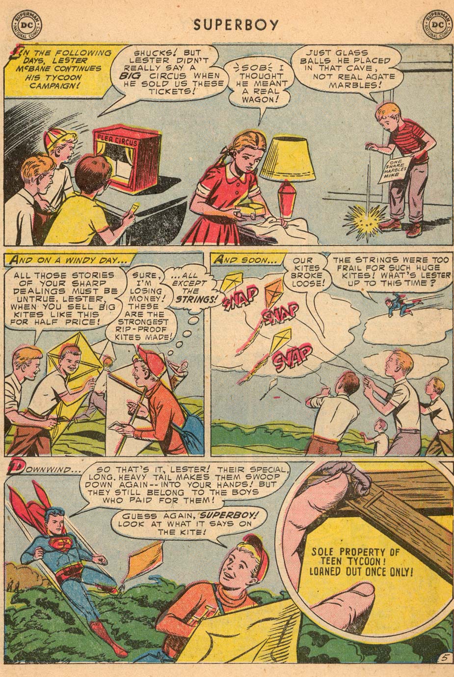 Read online Superboy (1949) comic -  Issue #39 - 6