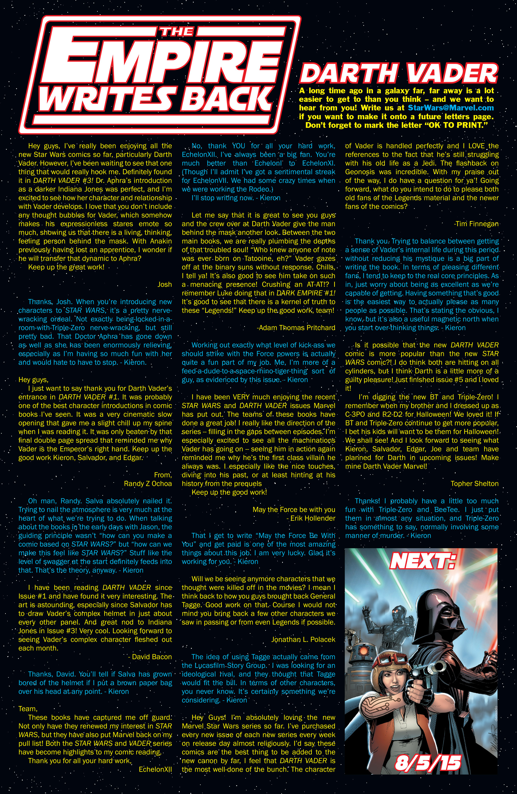 Read online Darth Vader comic -  Issue #7 - 23