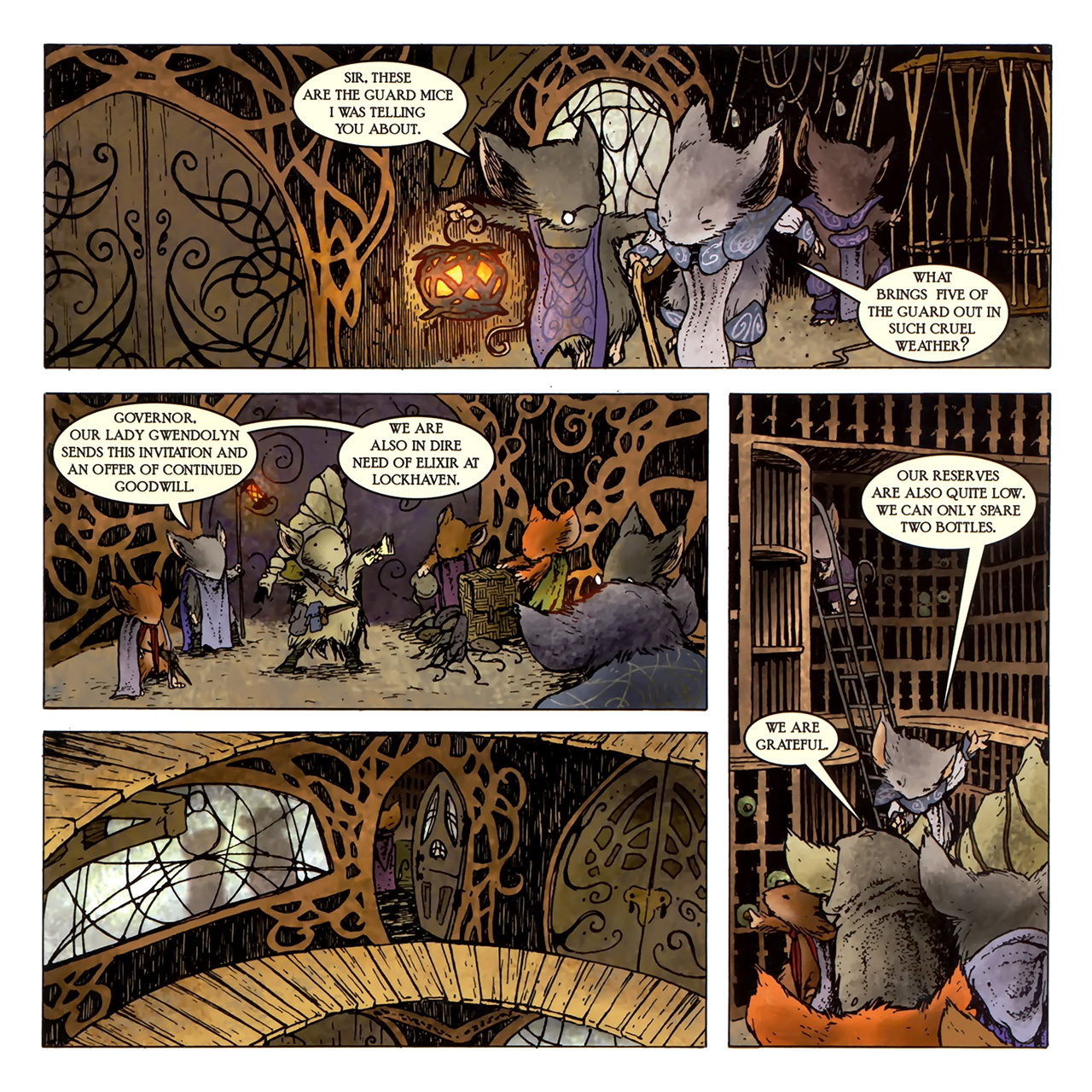 Read online Mouse Guard: Winter 1152 comic -  Issue #1 - 9